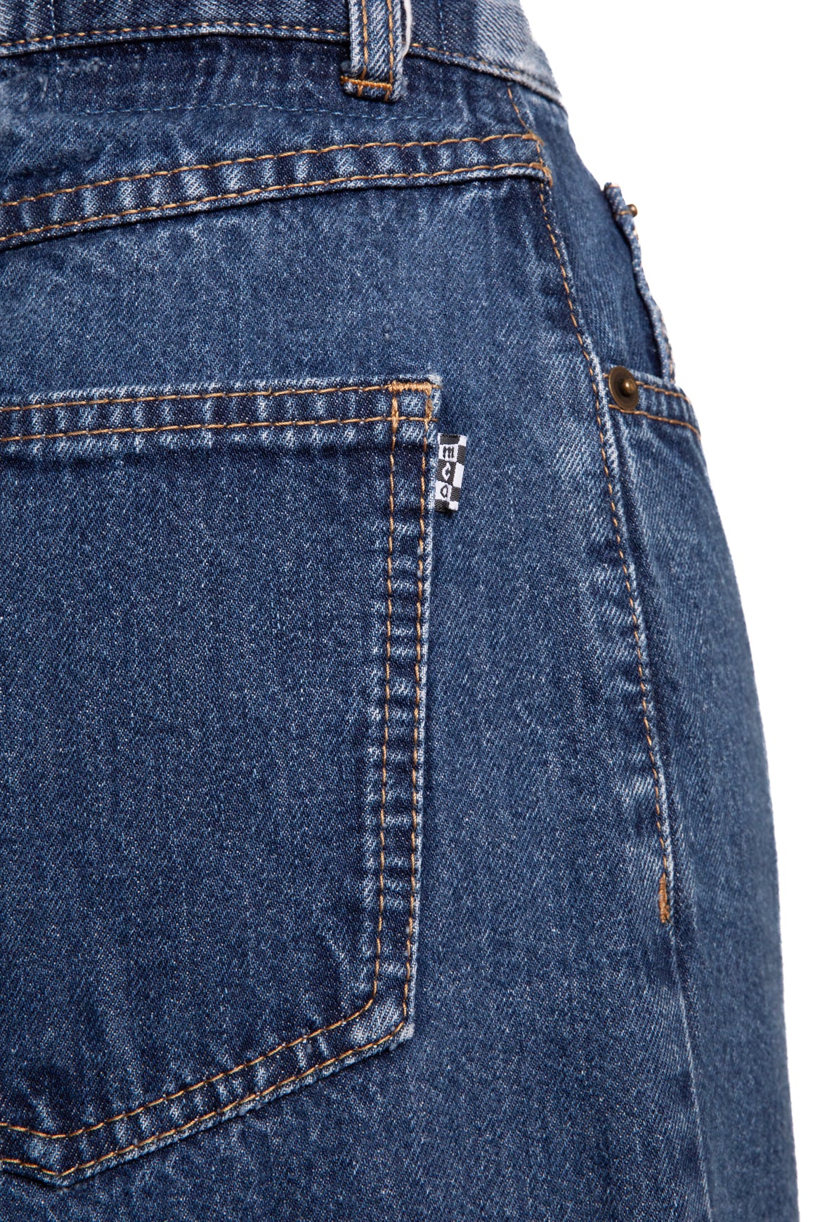 MCQ Blue Colorblock Denim Culottes (Sz. 29)