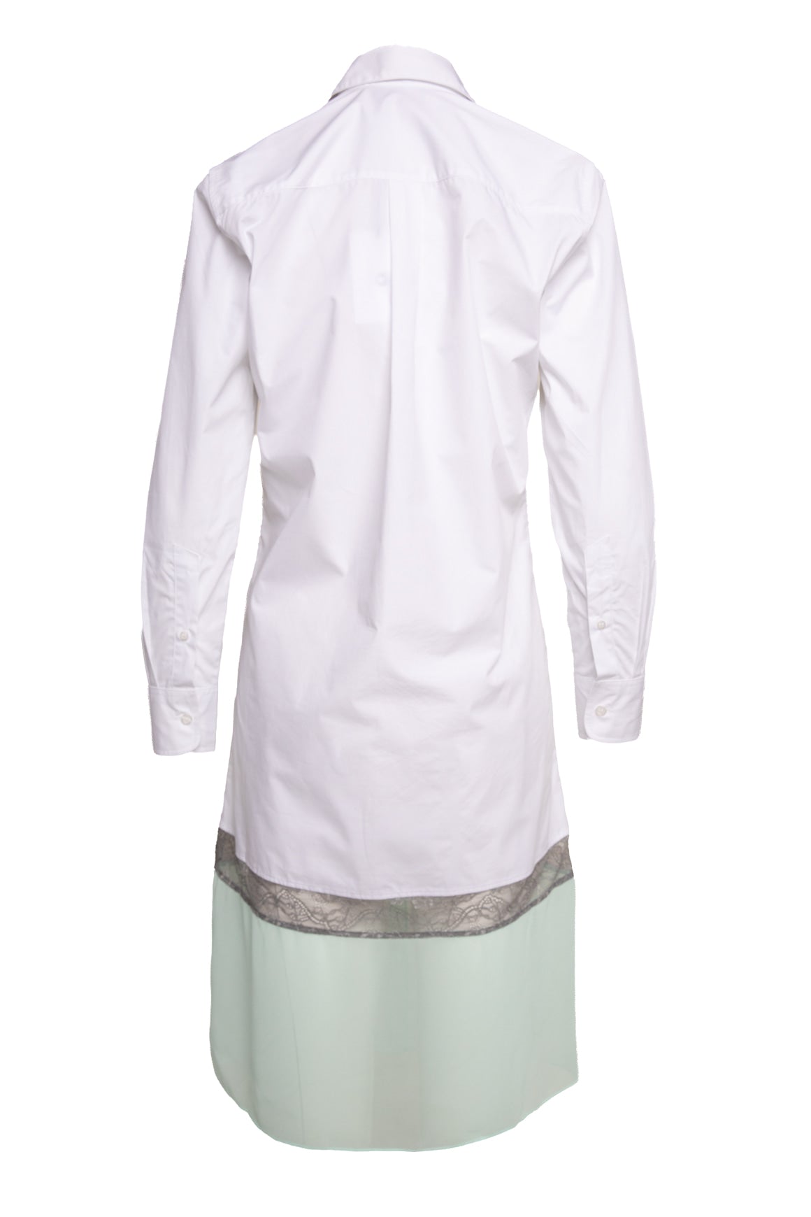 COPERNI White Paneled Shirt Dress (Sz. 6)