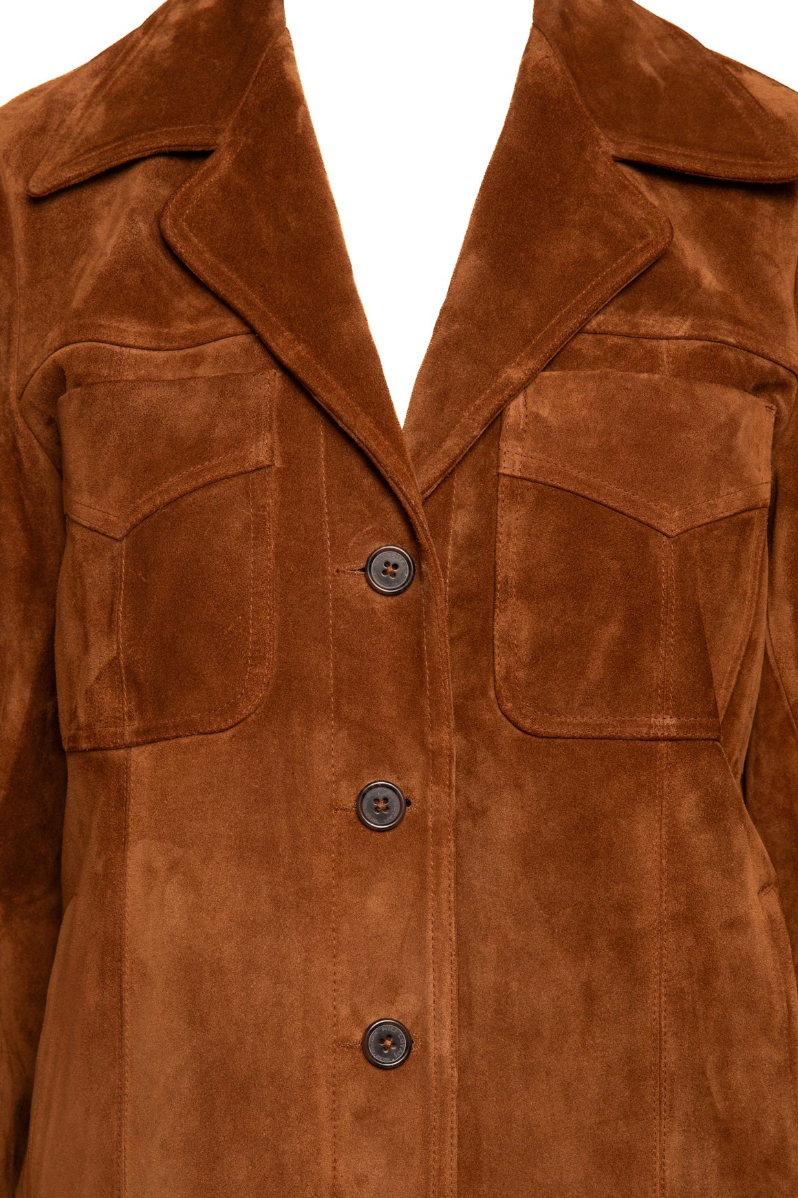 NILI LOTAN Suede Button Front Jacket (Sz. M)