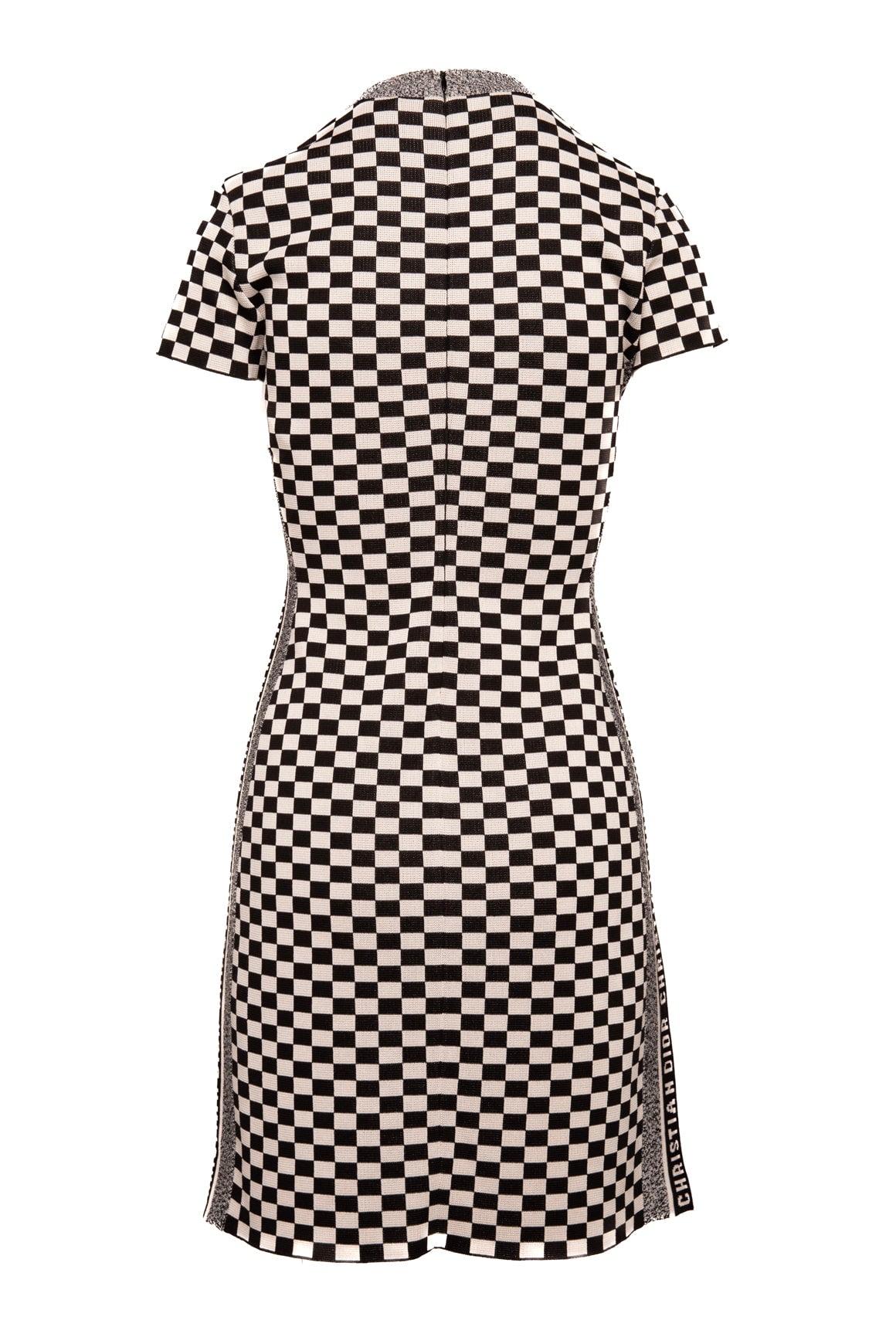 CHRISTIAN DIOR Checkered Mini Dress (Sz. 4)
