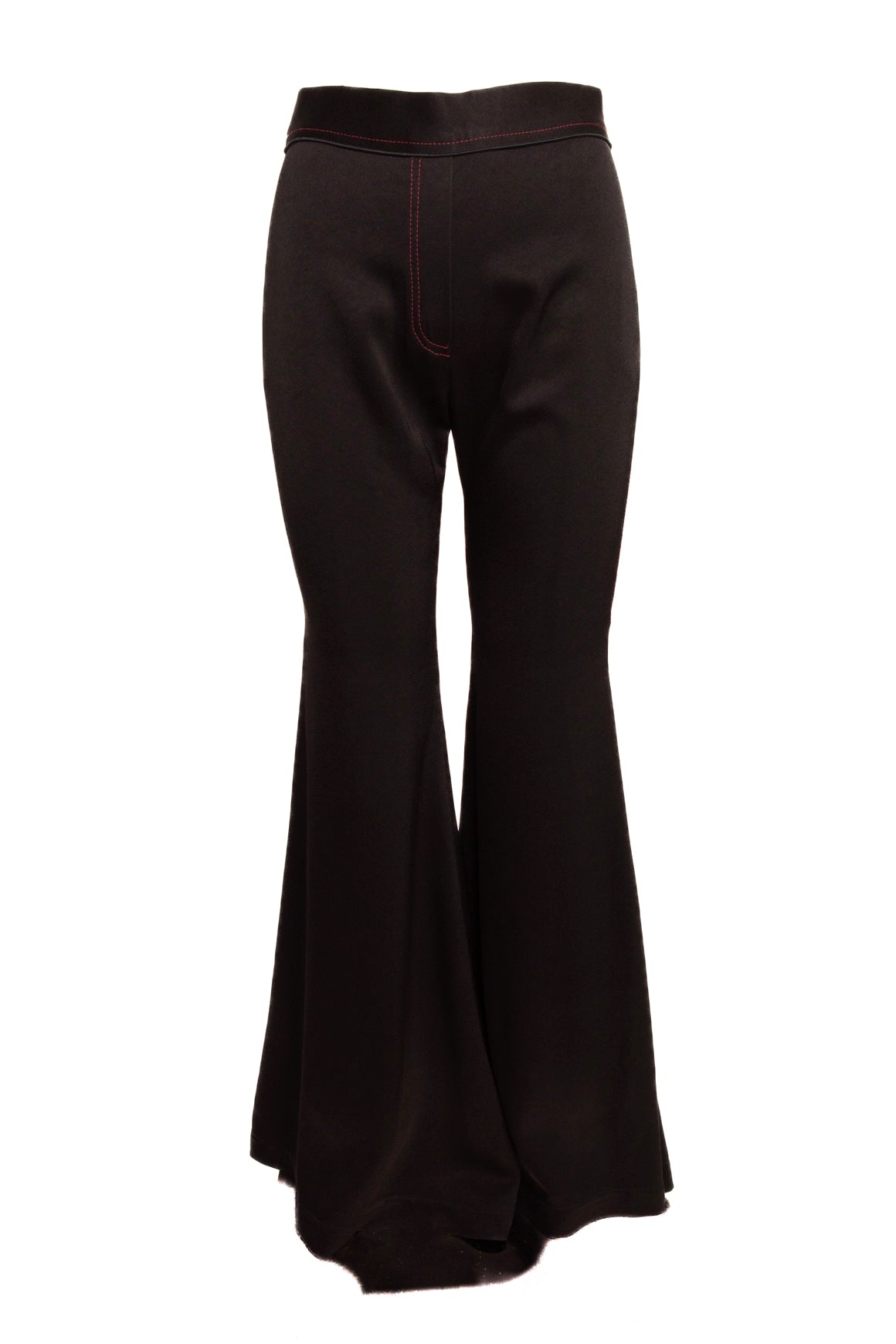 ELLERY Red Stitched Flare Pant (Sz. 2)