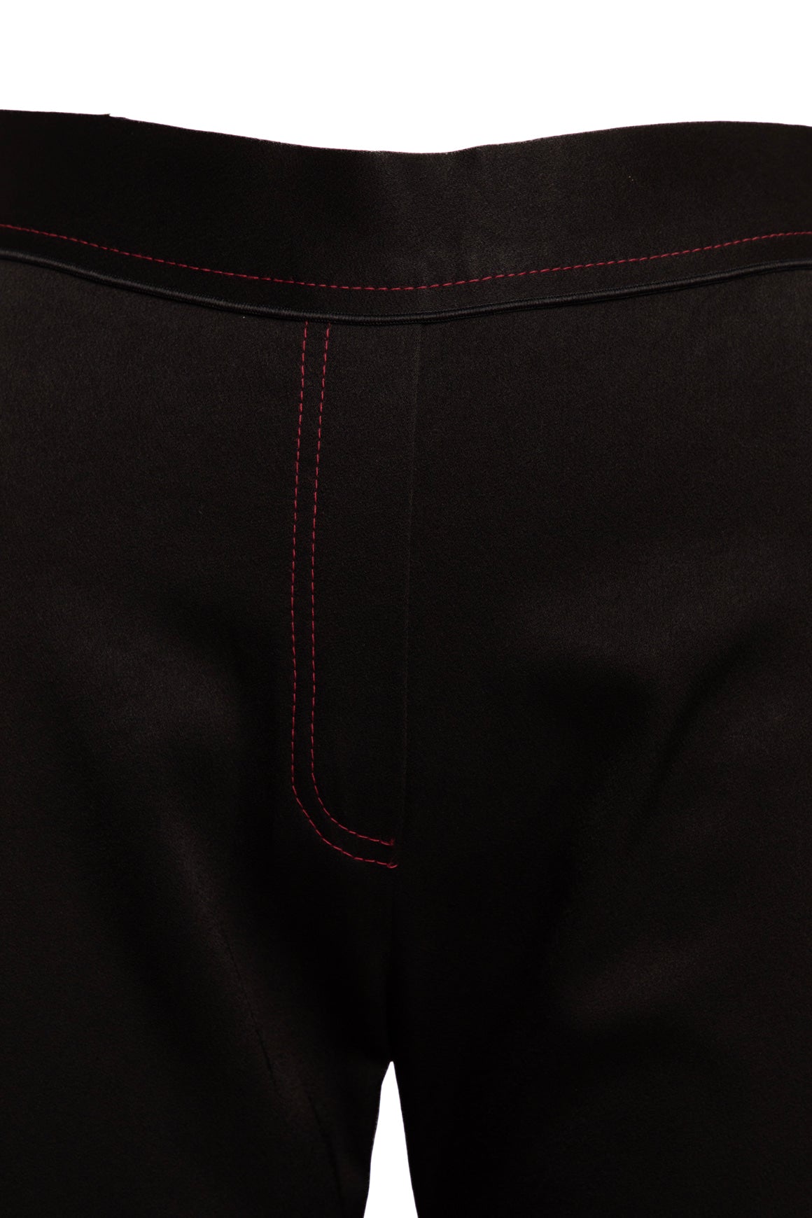 ELLERY Red Stitched Flare Pant (Sz. 2)