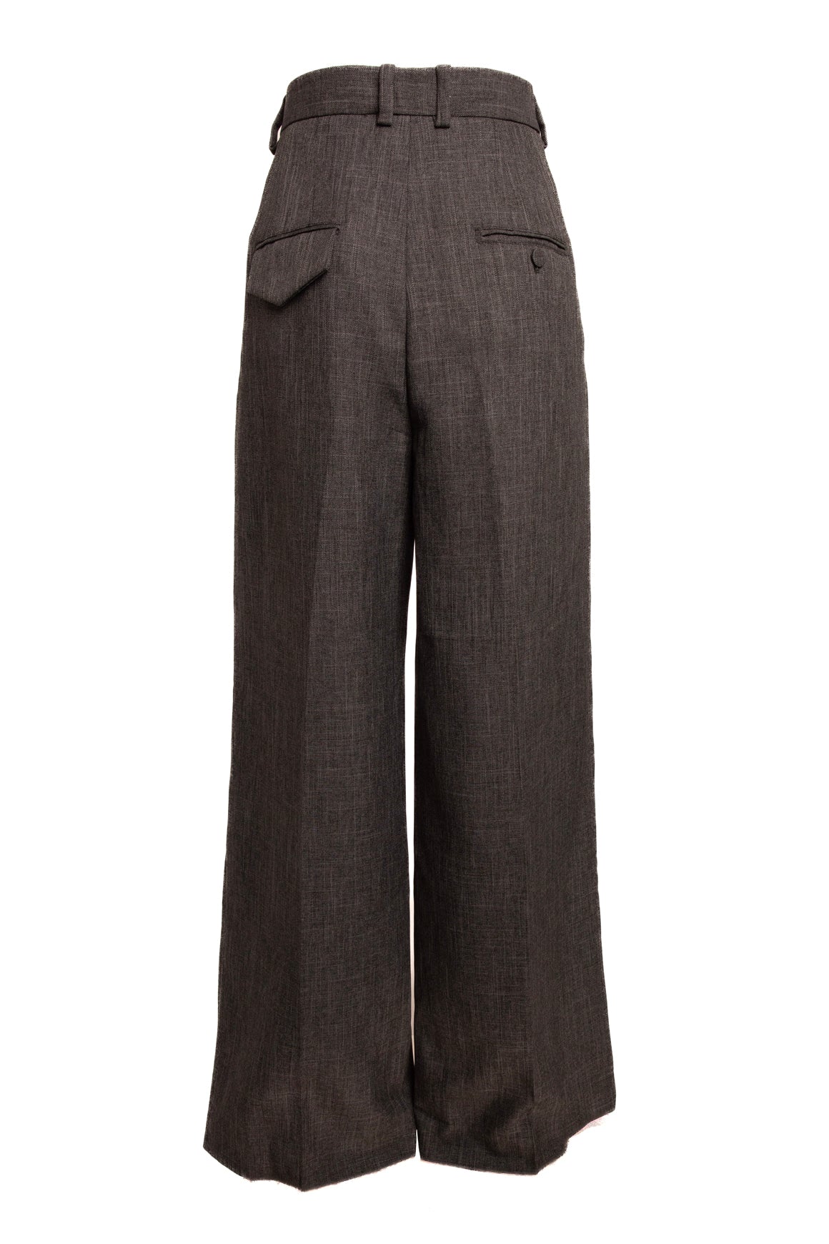 PLAN C Pleated Wide Leg Trouser (Sz. 44/8)