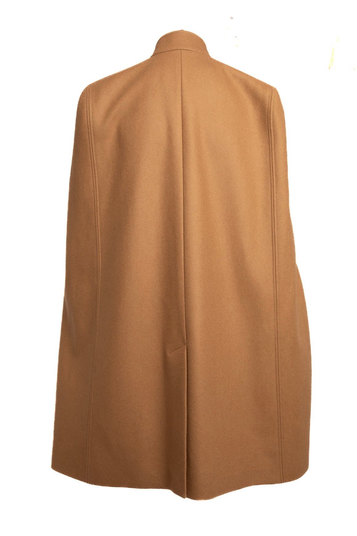 SAINT LAURENT Wool Longline Cape (Sz. 38/2)