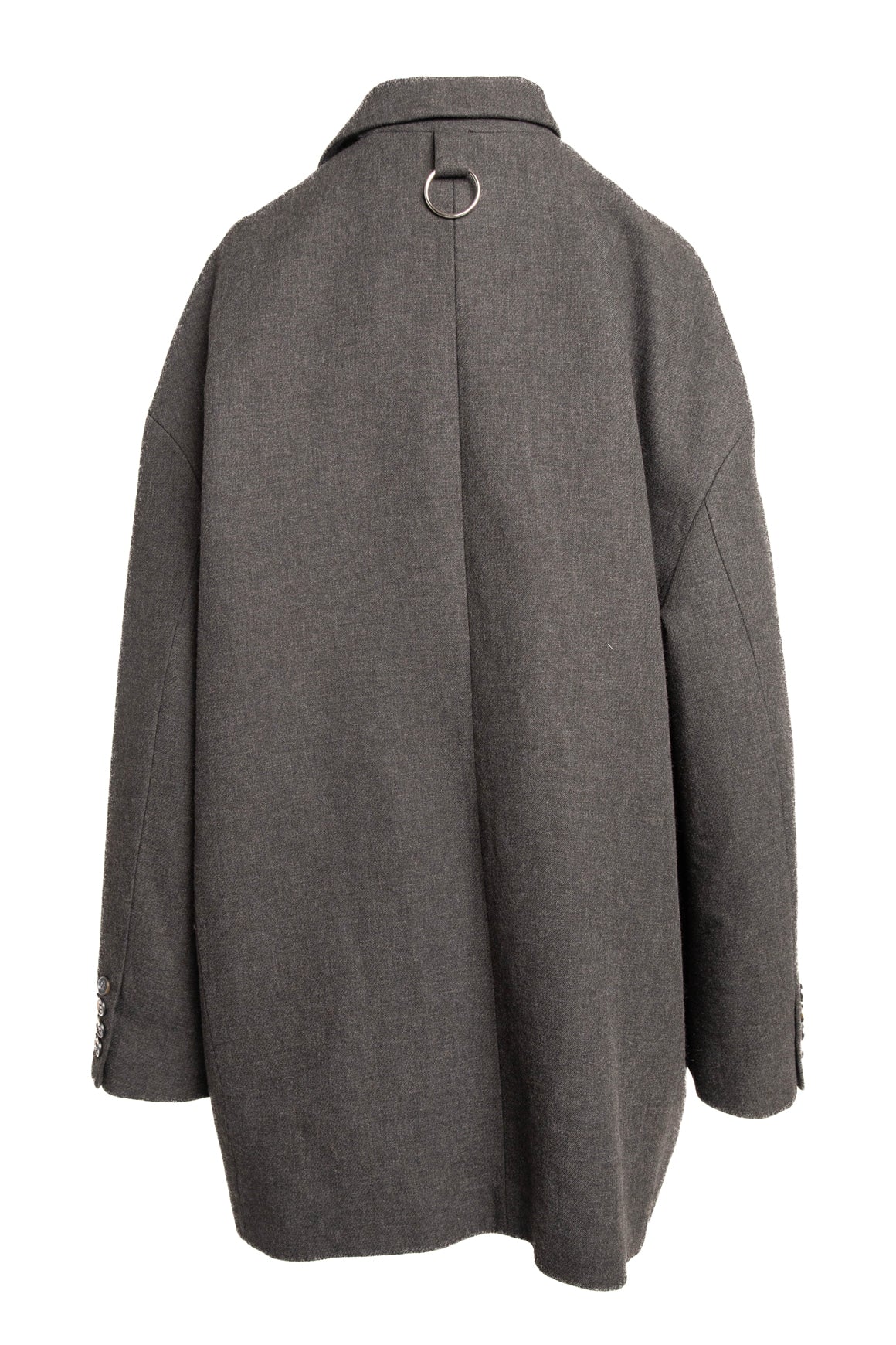 TIBI Grey Longline Coat (Sz. M)