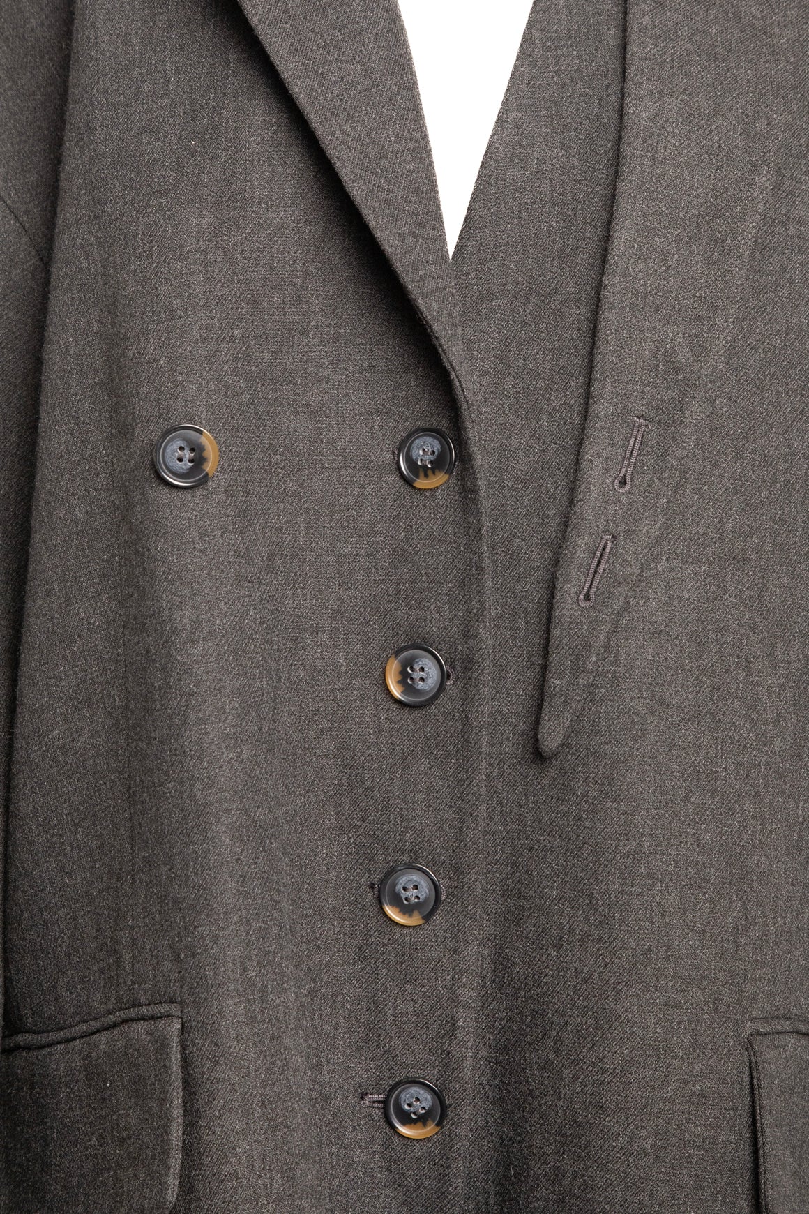 TIBI Grey Longline Coat (Sz. M)