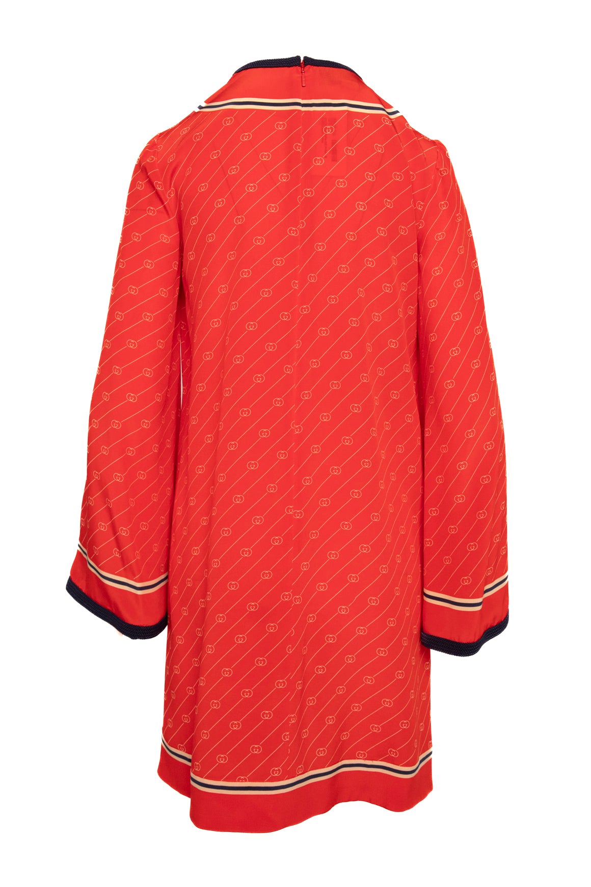 GUCCI Red GG Print Kaftan Mini Dress (Sz.40/4)