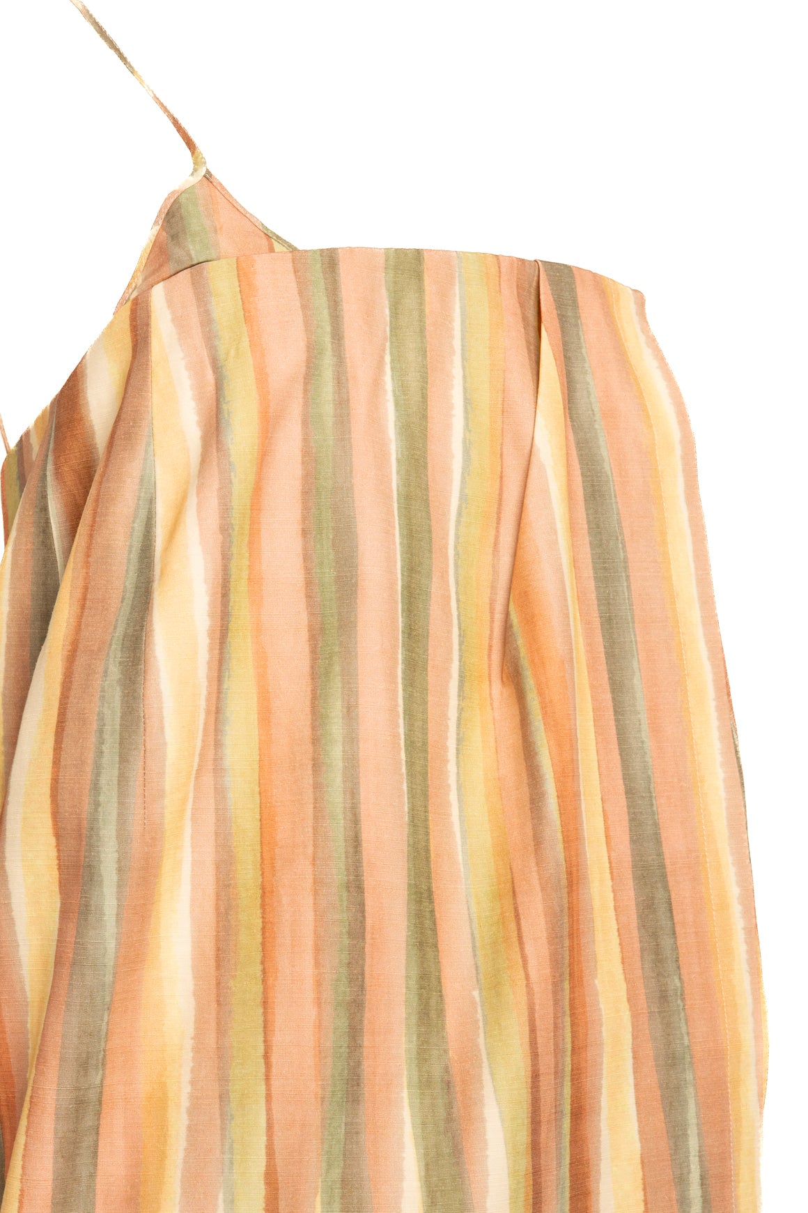 JACQUEMUS Pink + Green One Strap Mini Dress (Sz. 6)