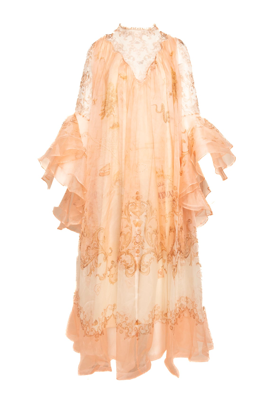 ZIMMERMANN Pink Silk "Hypnotic" Gown (Sz. 1)