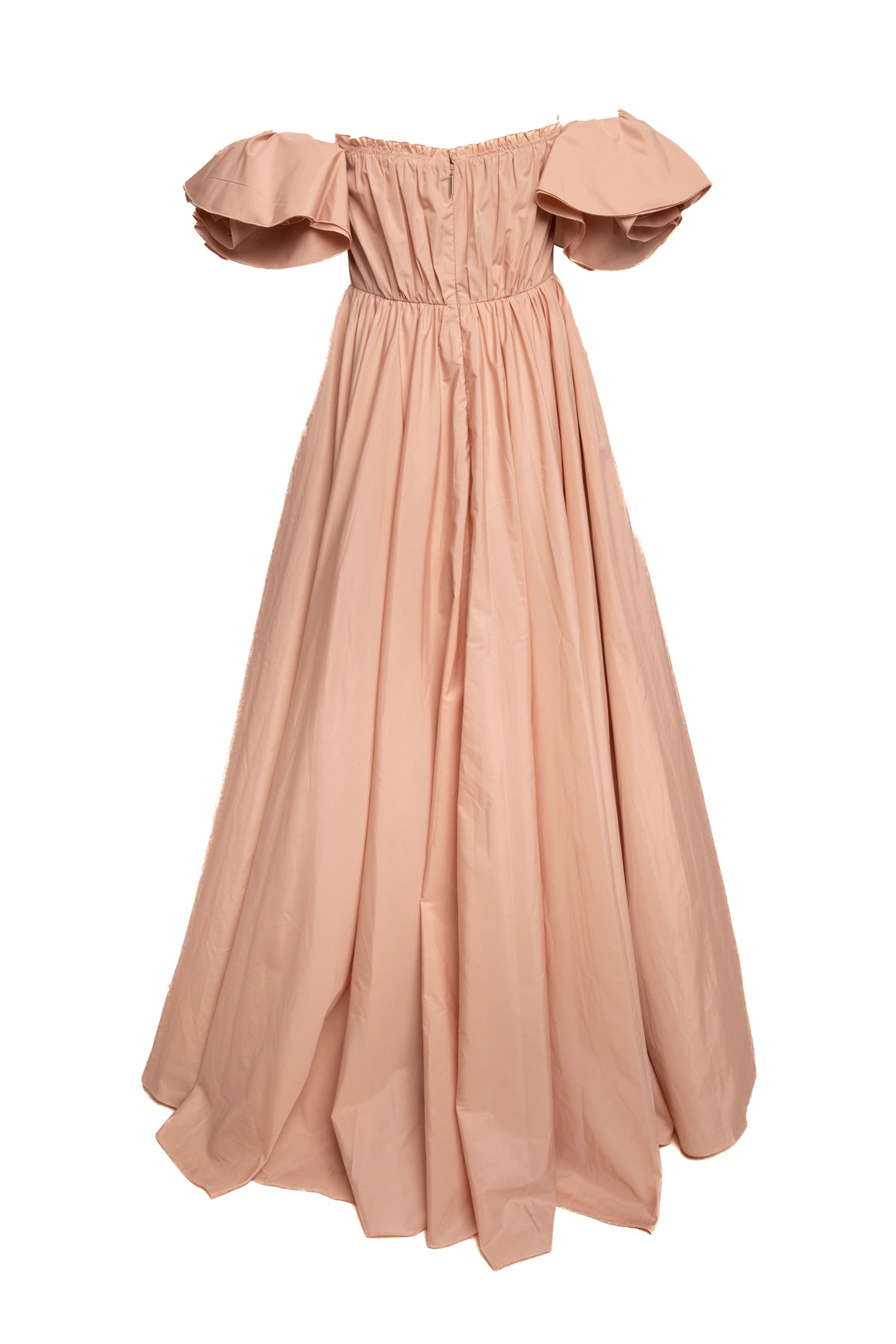 JASON WU COLLECTION Pink Ruffle Maxi Gown (Sz. 8)
