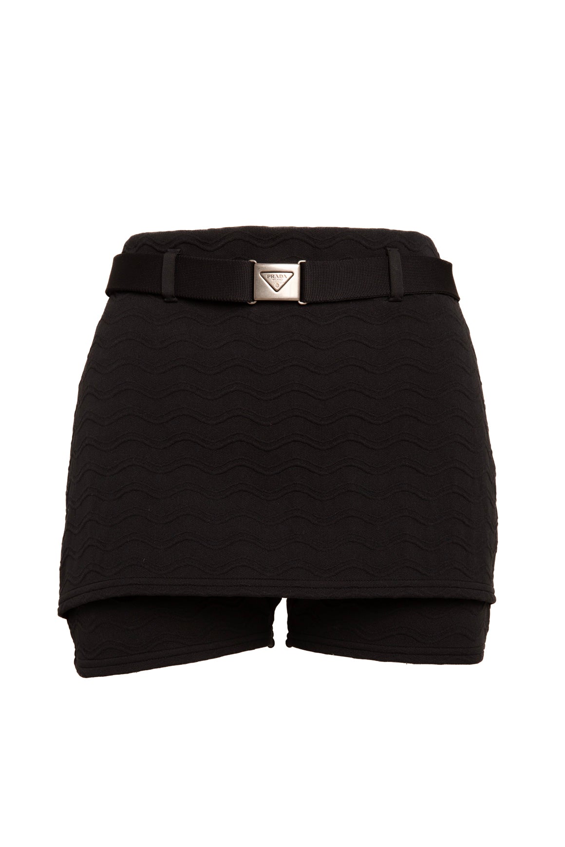 PRADA Black Knit Skort (Sz. 6)