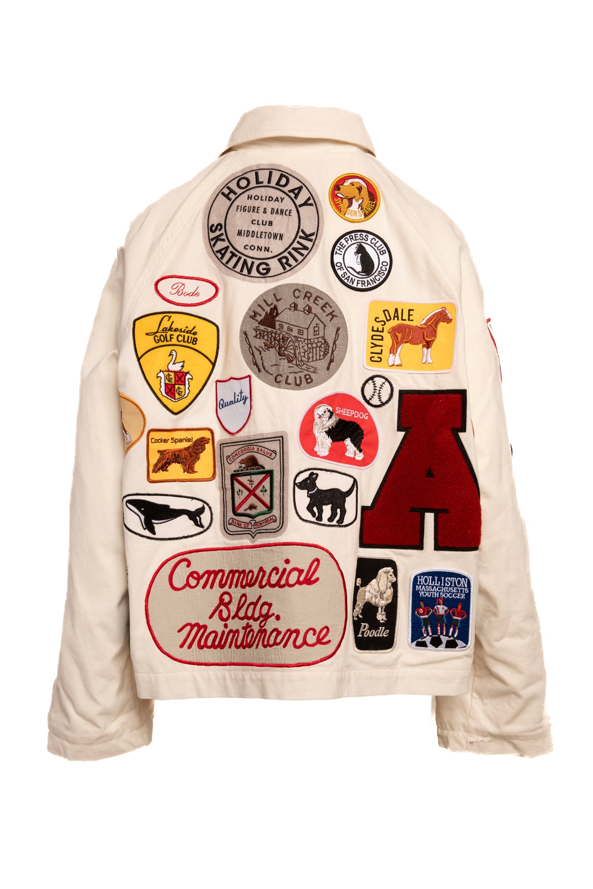 BODE Cream Patch Embellished Chore Jacket (Sz. XL)