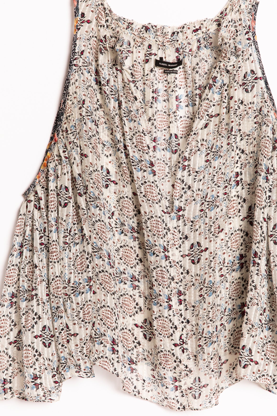 ISABEL MARANT Multicolor Silk Blouse & Skirt Set