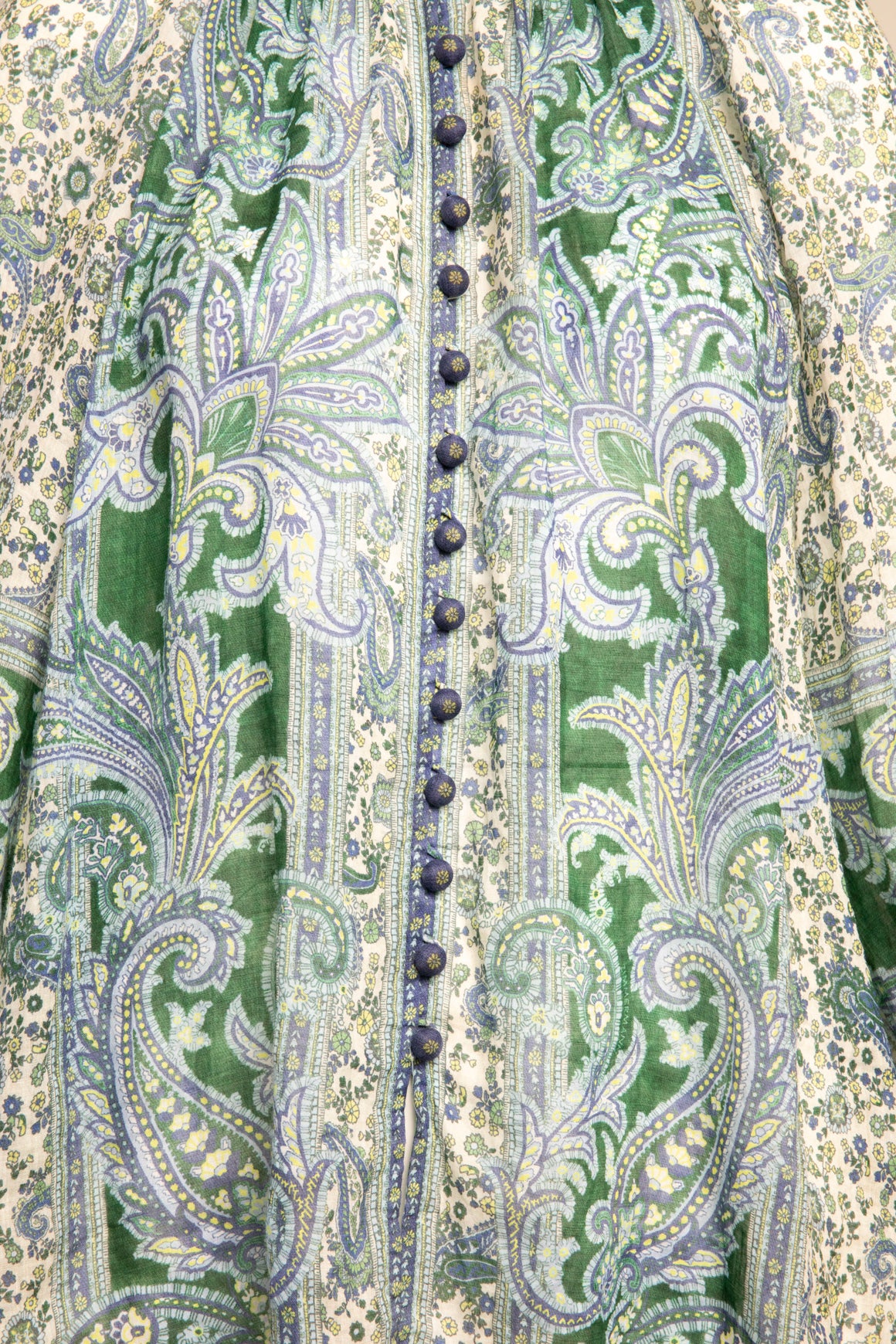ZIMMERMANN Paisley Linen Blouse (Sz. 2)