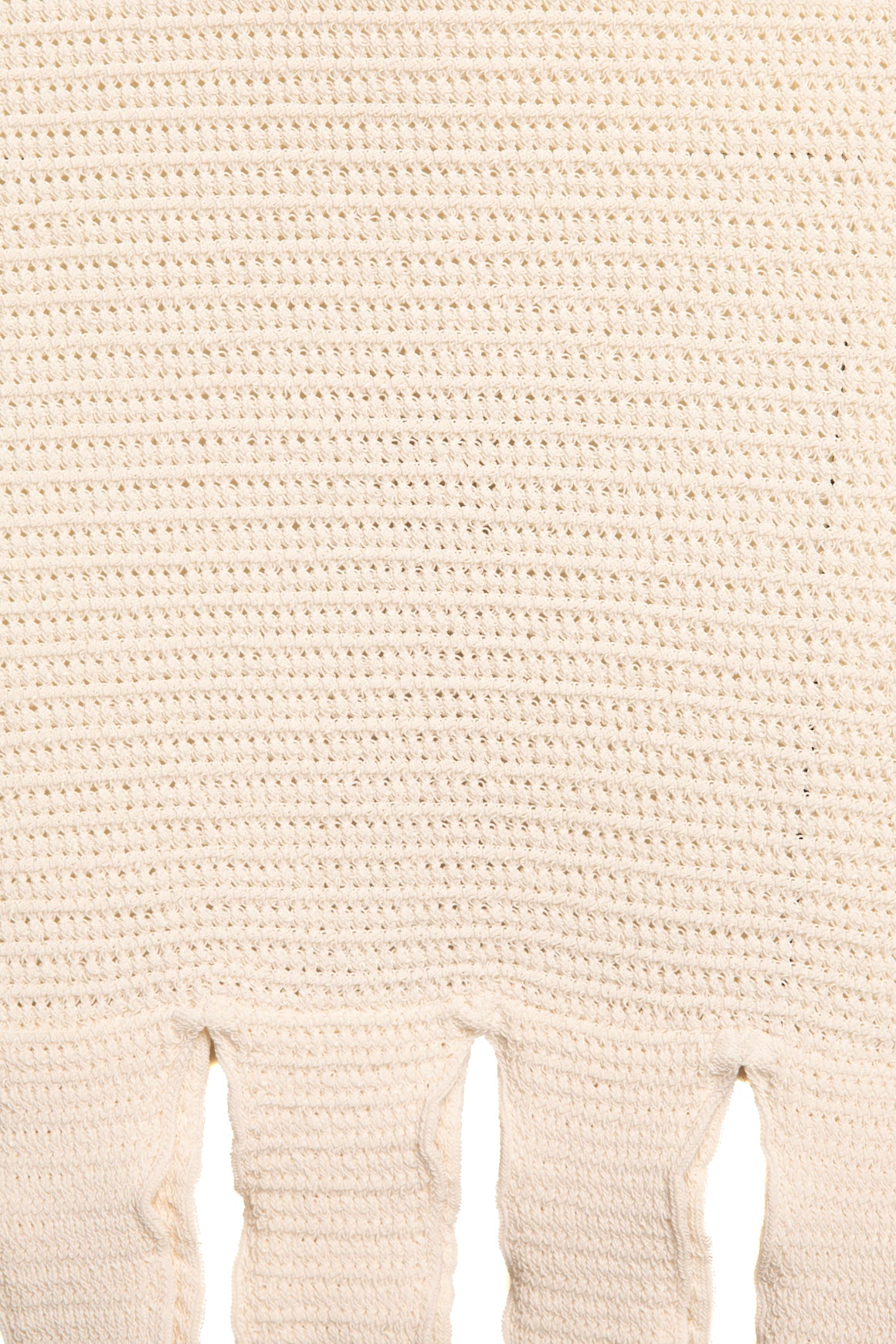 BOTTEGA VENETA Cream Knit Midi Dress (Sz. S)