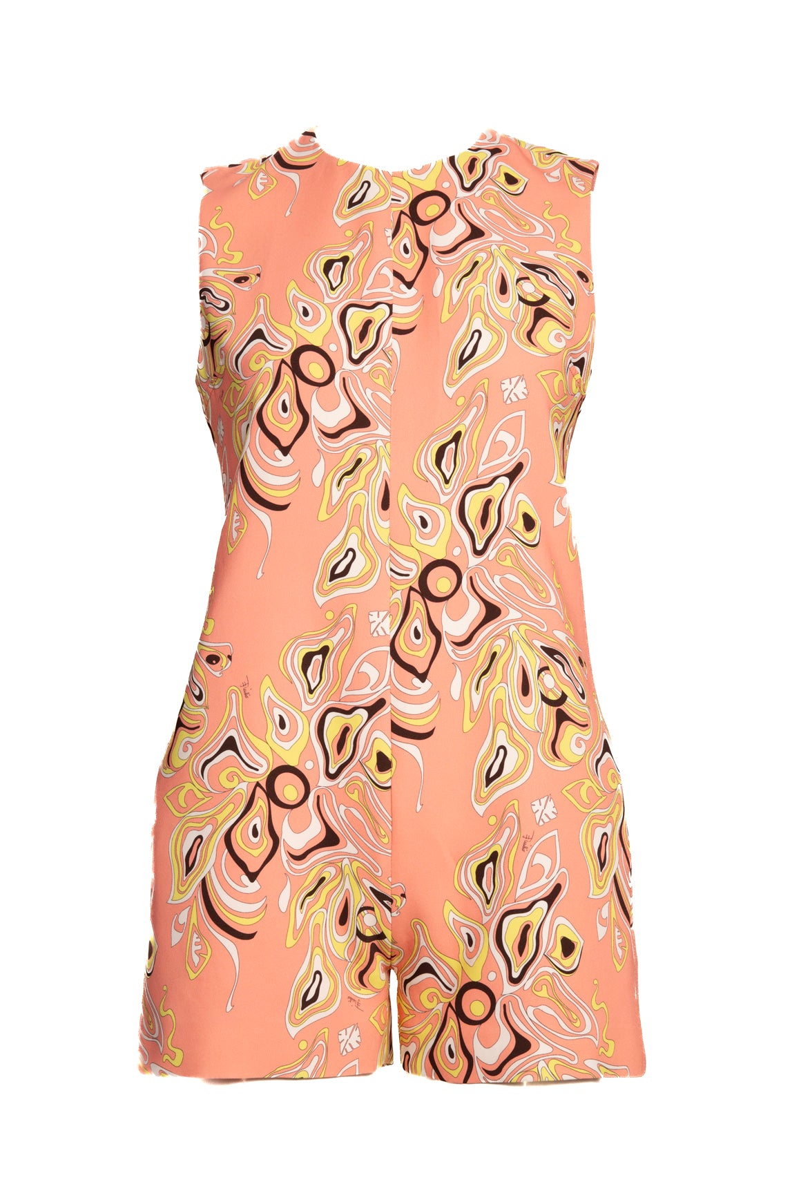 EMILIO PUCCI Printed Romper (Sz. 6)