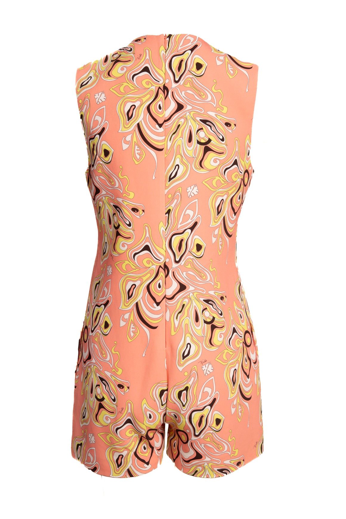 EMILIO PUCCI Printed Romper (Sz. 6)