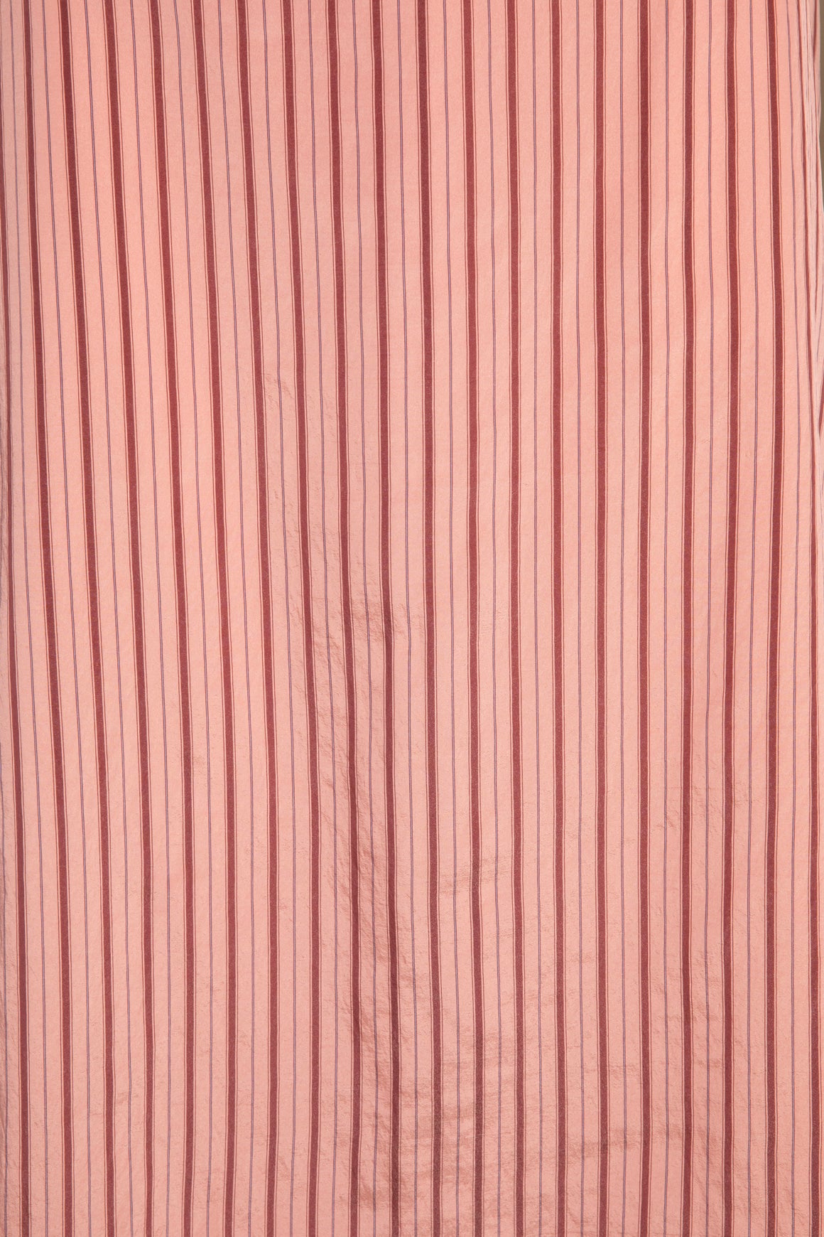 ZEYNEP ARCAY Pink Pinstripe Tie Front Bralette & Midi Skirt Set (Sz. 6)