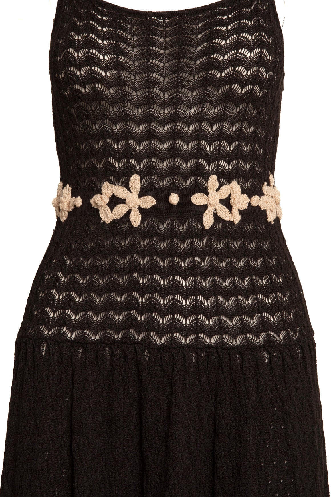 AGUA BENDITA Crochet Maxi Dress (Sz. S)