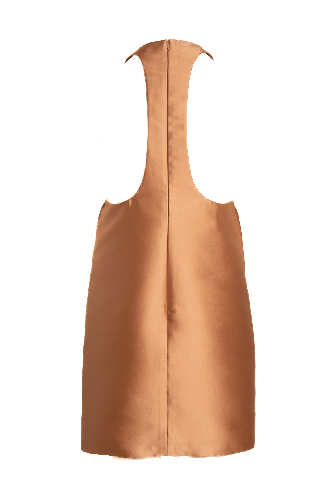 VALENTINO Champagne Halter Mini Dress (Sz.40/4)