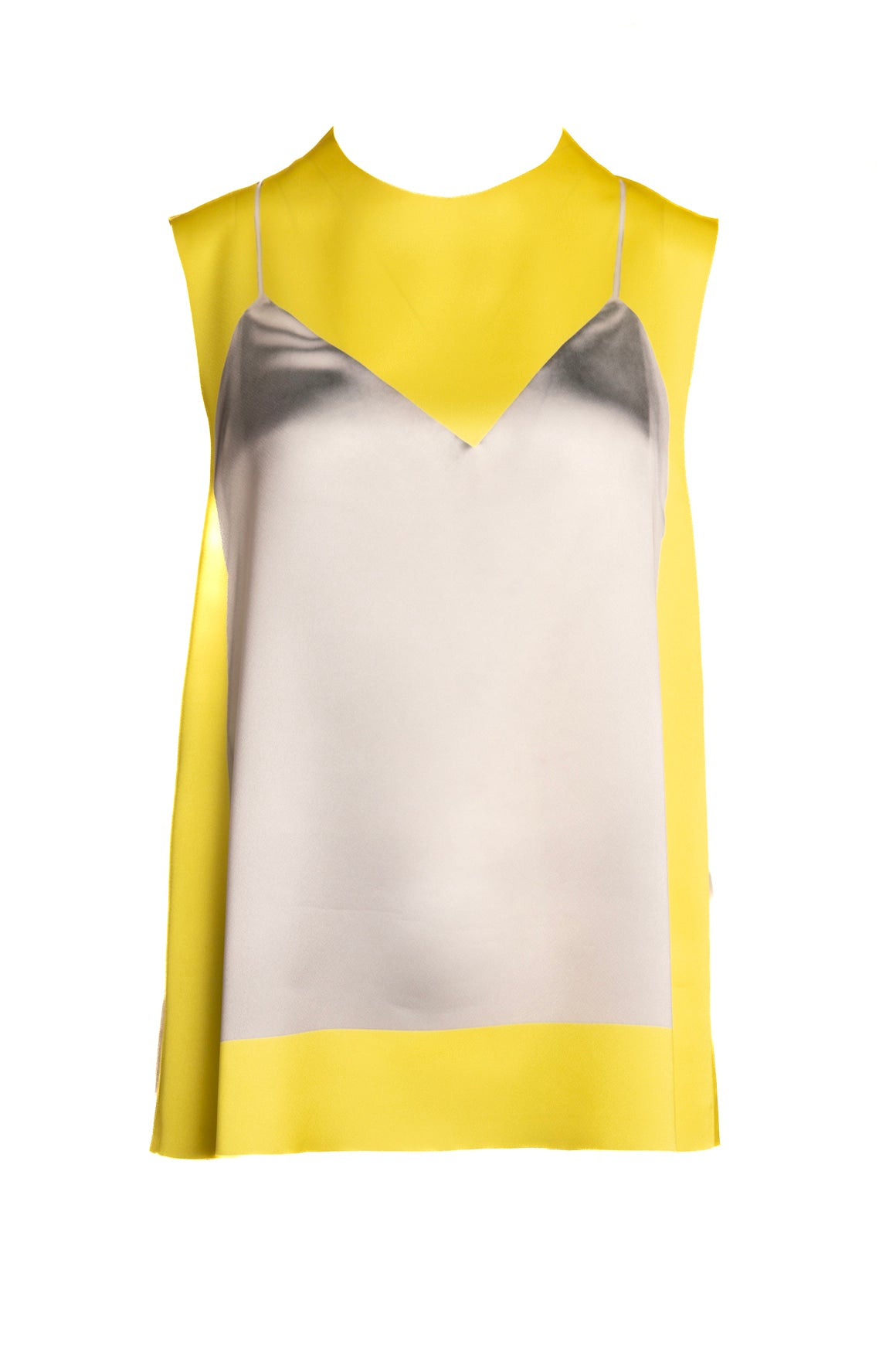 LOEWE Yellow Triompe L'oeil Tank (Sz. XS)