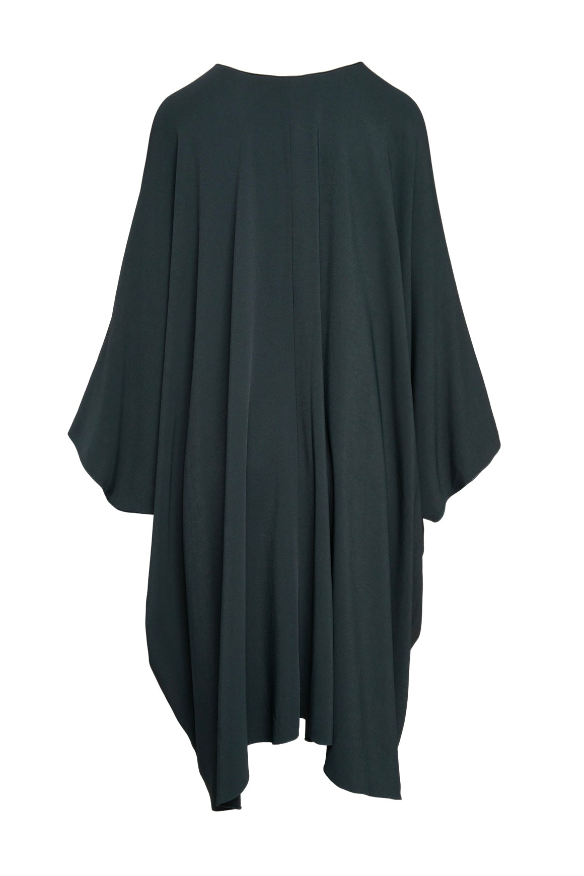 THE ROW Forest Green Satin Kaftan "Iona" Dress (Sz. XS/S)