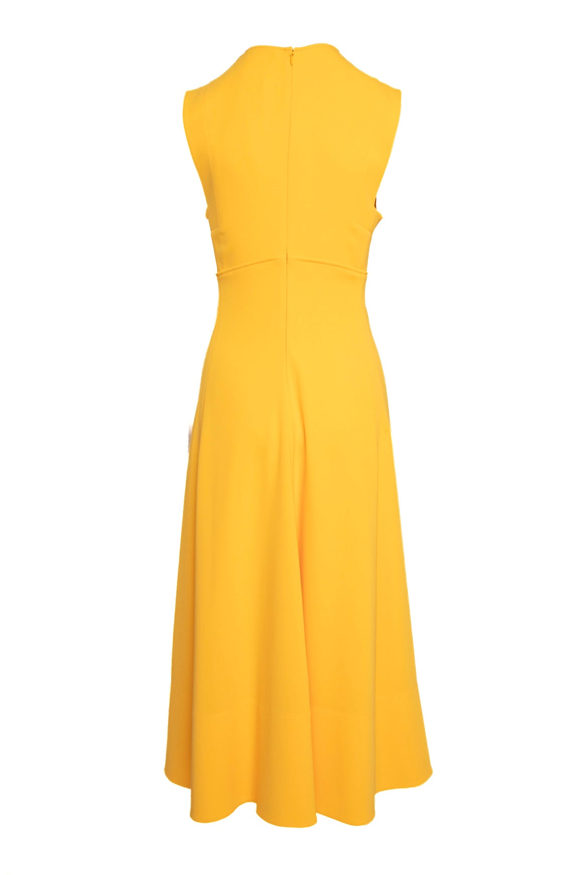 PROENZA SCHOULER Yellow Tailored Abstract Button Maxi Dress (Sz. 8)