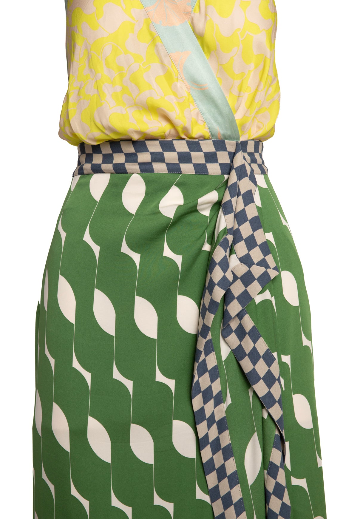 DRIES VAN NOTEN Silk Halter Midi Dress (Sz. S)