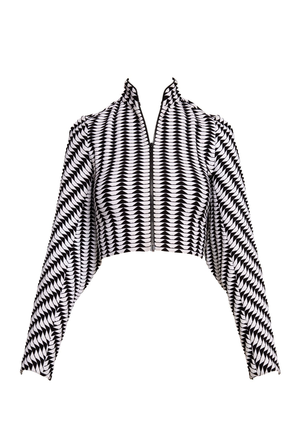 ALAIA Geometric Crop Dolman Sleeve Jacket (Sz. 36/0)