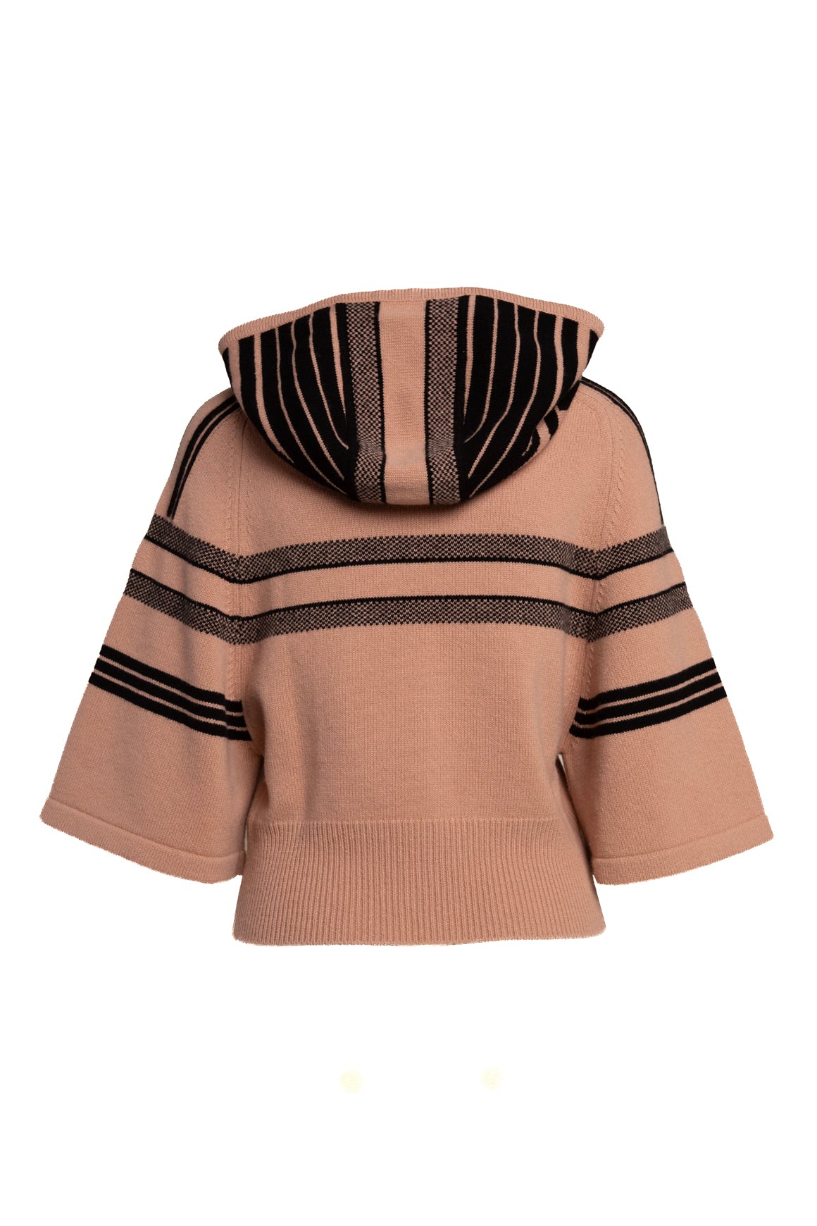 CHRISTIAN DIOR Star Crop Knit Hoodie (Sz. 6)