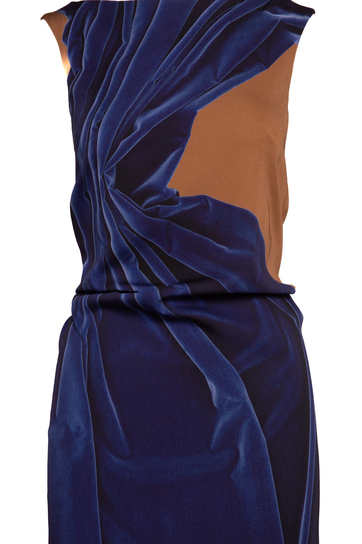 DRIES VAN NOTEN Printed Midi Dress (Sz. 34/2)