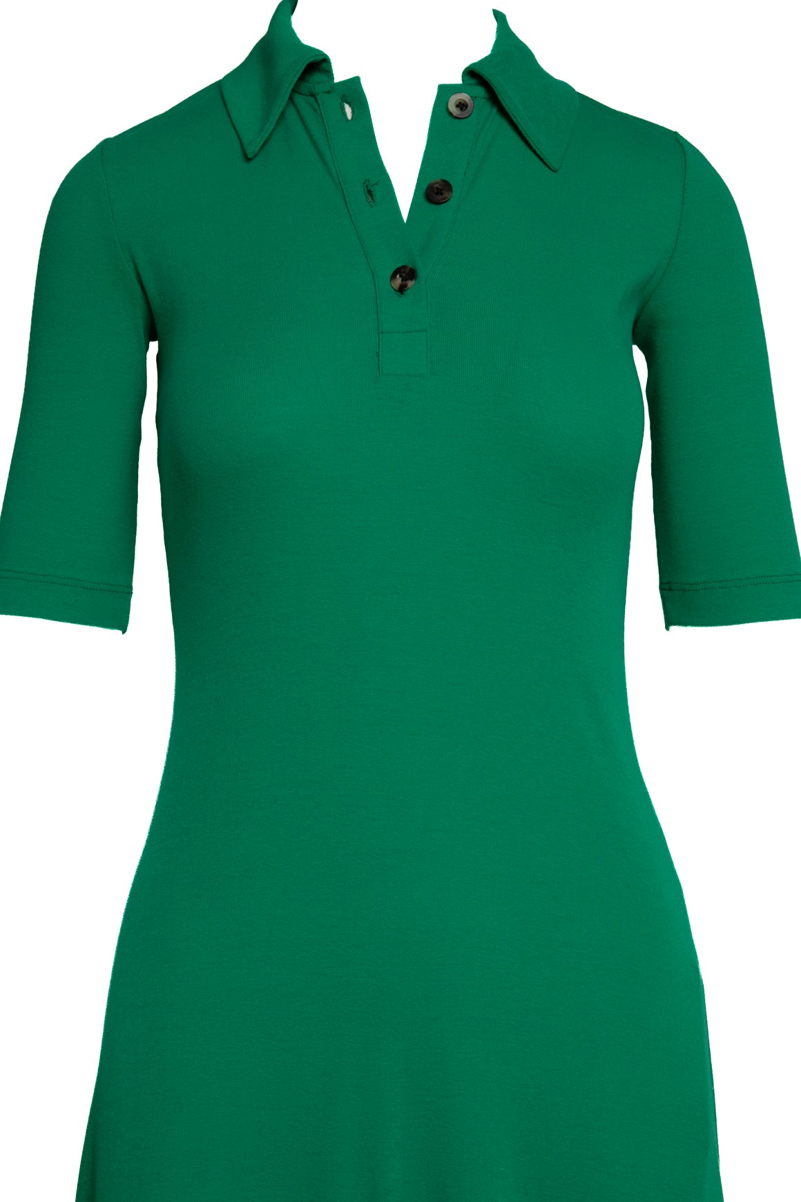 ROSETTA GETTY Green Polo Midi Dress (Sz. XS)