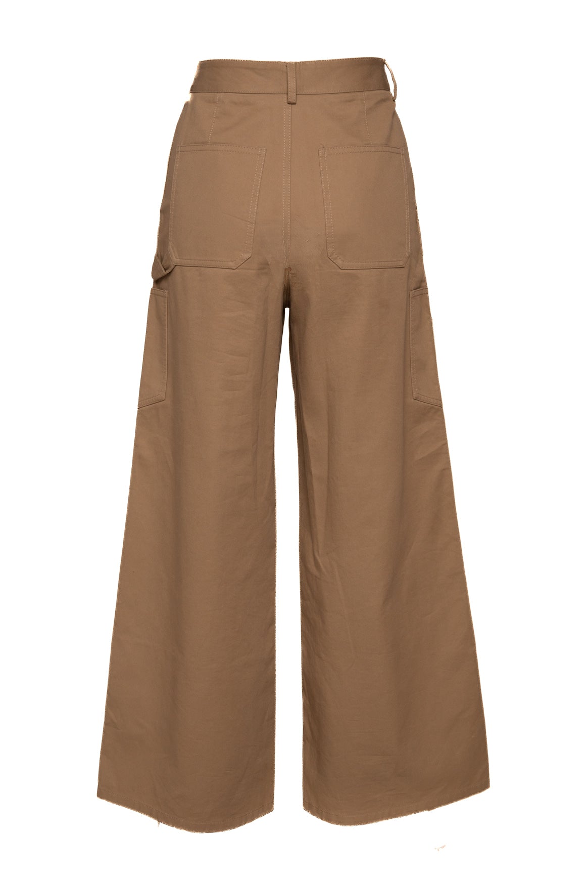 CELINE Kahki Wide Leg Carpenter Pants (Sz. 38/6)