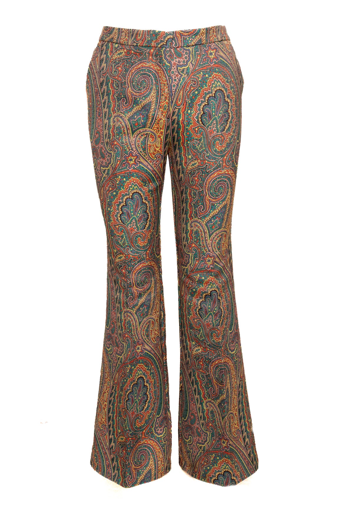 ETRO Paisley Jacquard Blazer & Flare Pant Suit (Sz. 4)
