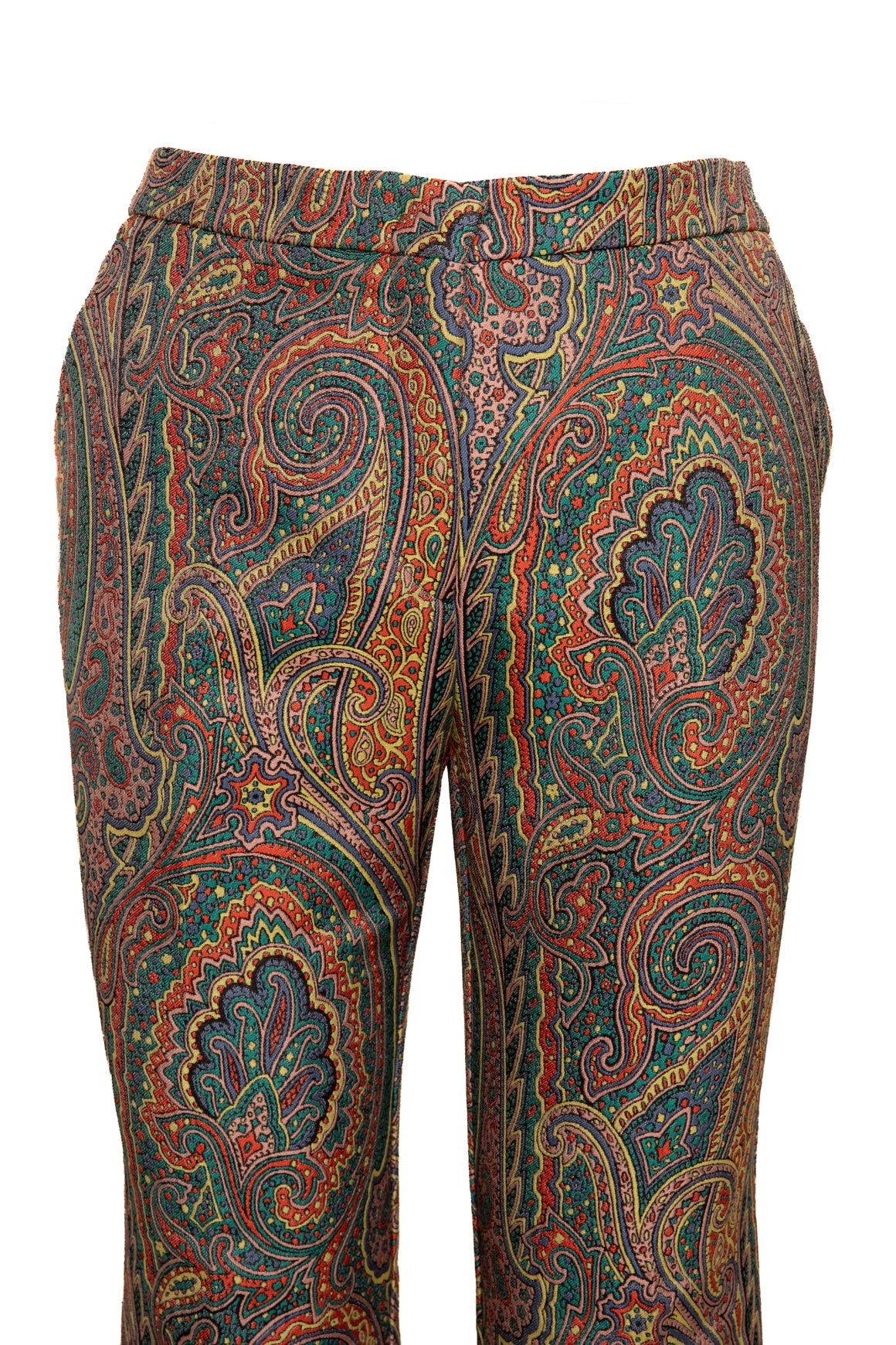 ETRO Paisley Jacquard Blazer & Flare Pant Suit (Sz. 4)