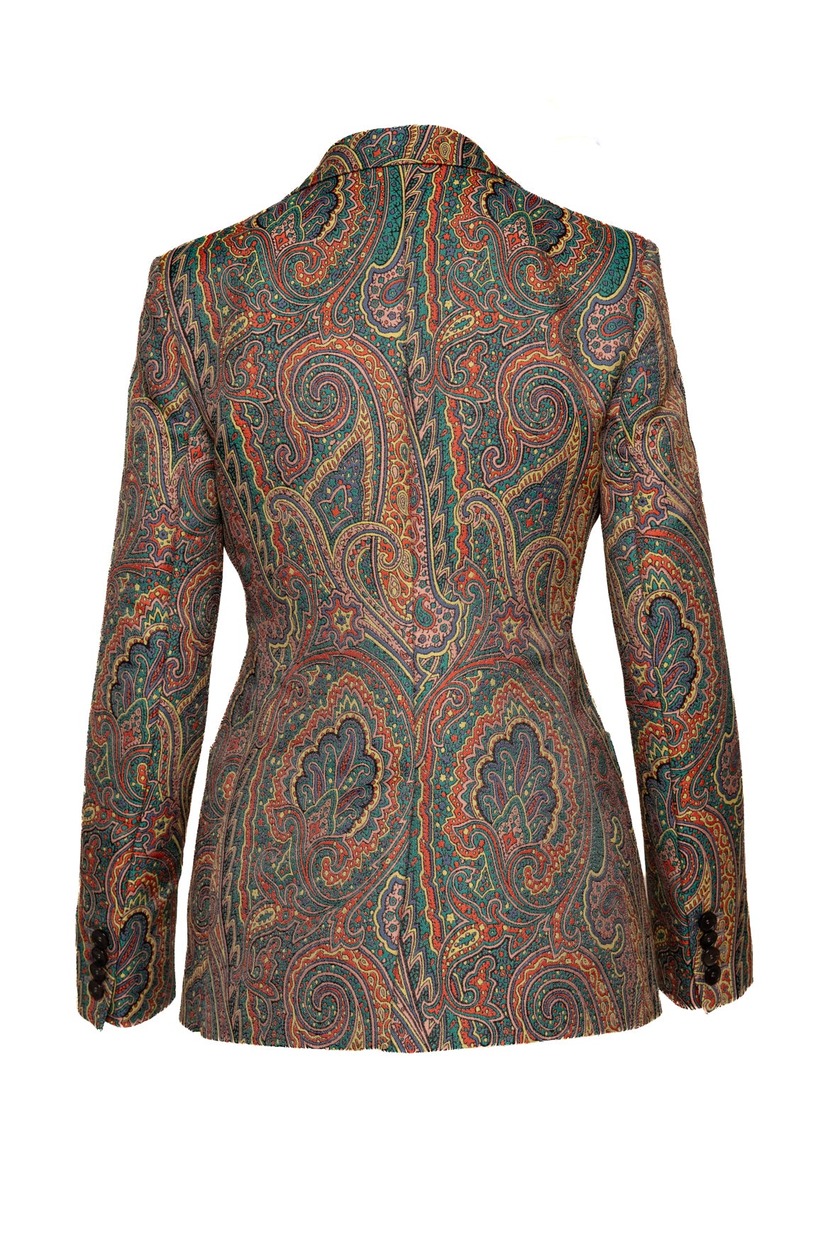 ETRO Paisley Jacquard Blazer & Flare Pant Suit (Sz. 4)