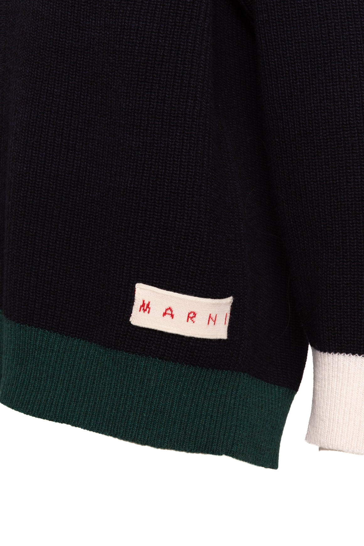 MARNI Navy Knit Cardigan (Sz. S)