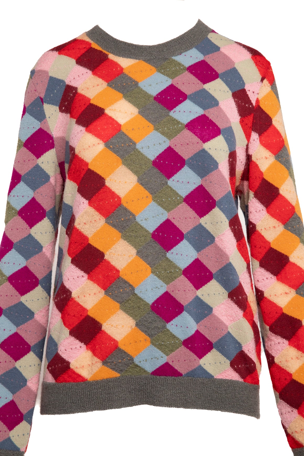 GUCCI Multi Color Mohair Sweater (Sz. L)