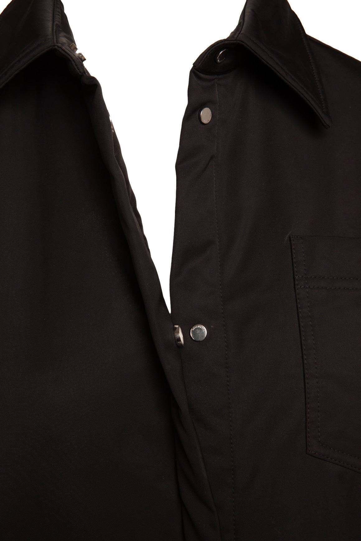 VALENTINO Black Nylon Leather Cuff Jacket (Sz. 40/4)