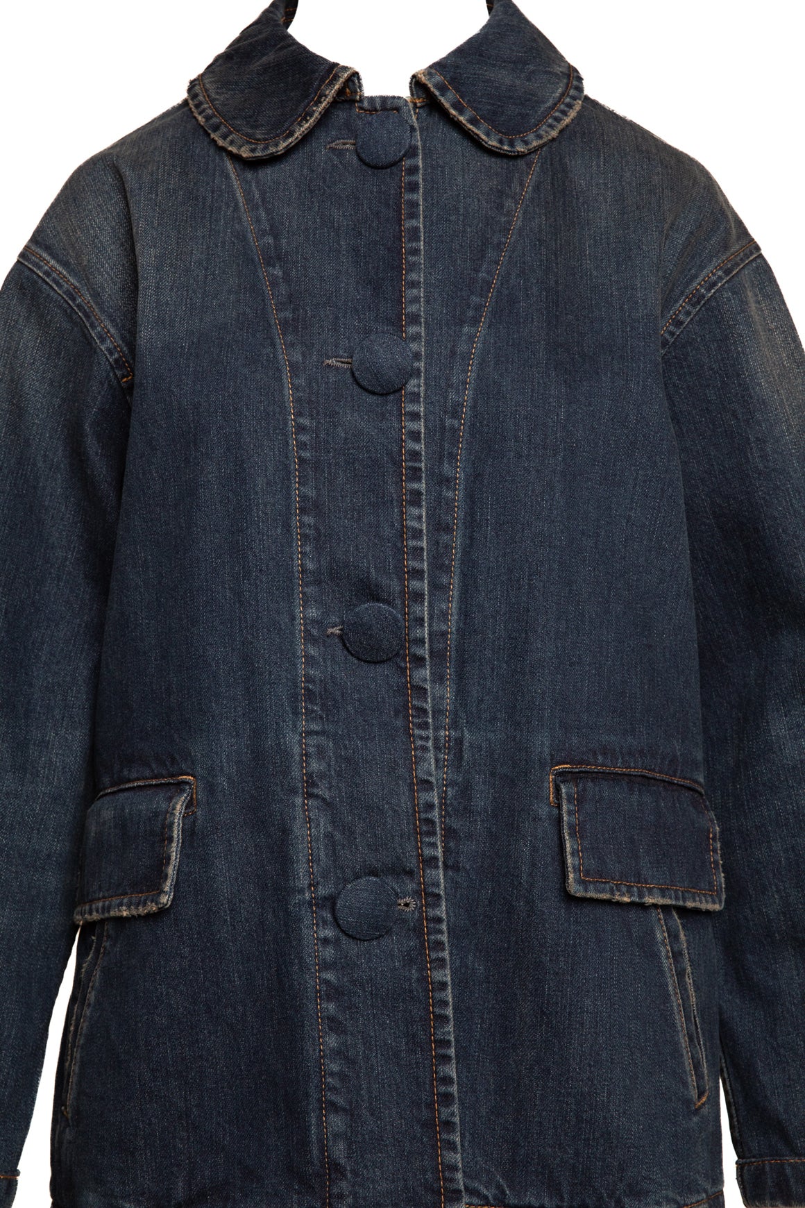PRADA Indigo "Blouson" Denim Jacket (Sz. 42/6)