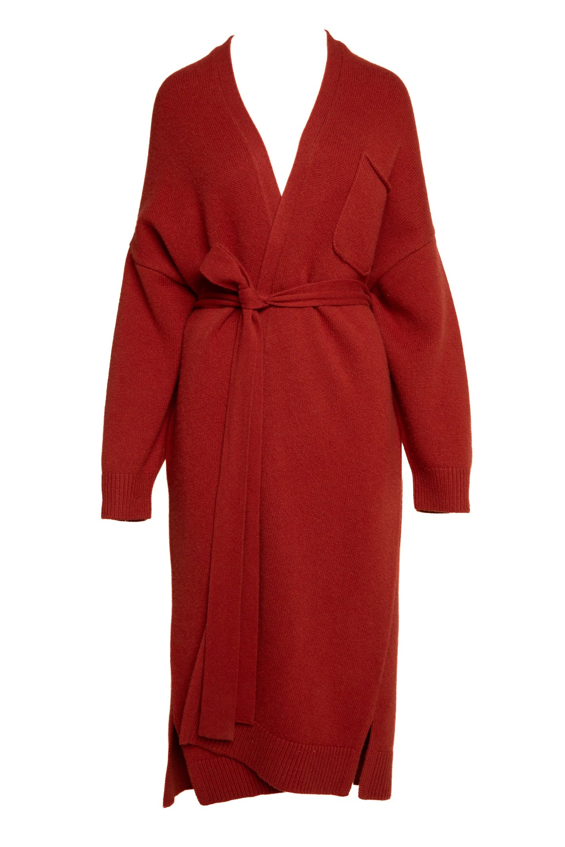 EXTREME CASHMERE X Terracotta Oversized Belted Cardigan (Sz. OS)
