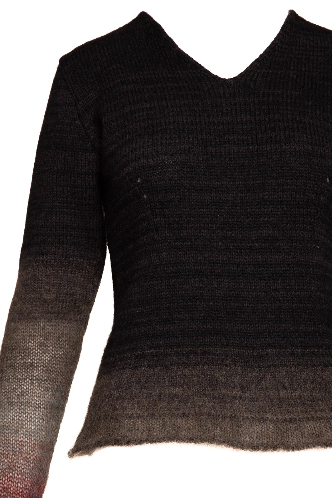 DRIES VAN NOTEN Ombre Mohair Sweater (Sz. L)