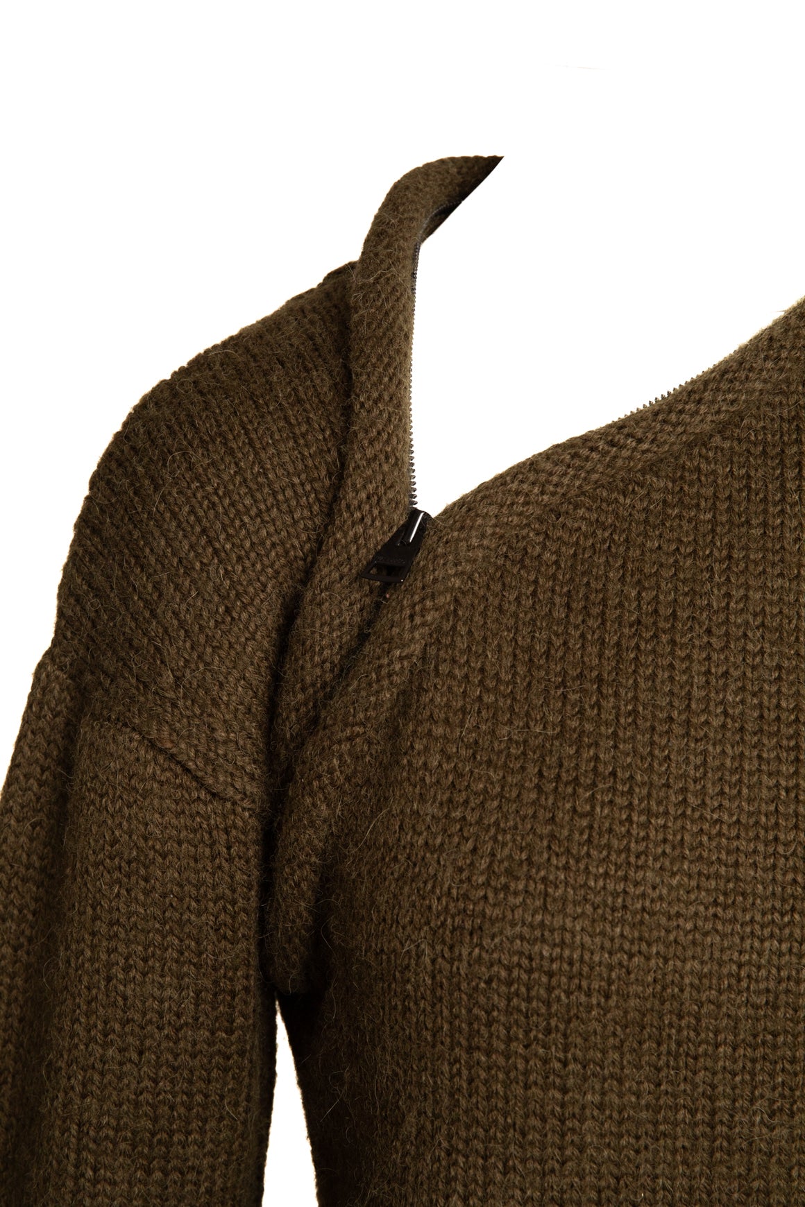 JWANDERSON Olive Zipper Detail Sweater (Sz. XS)