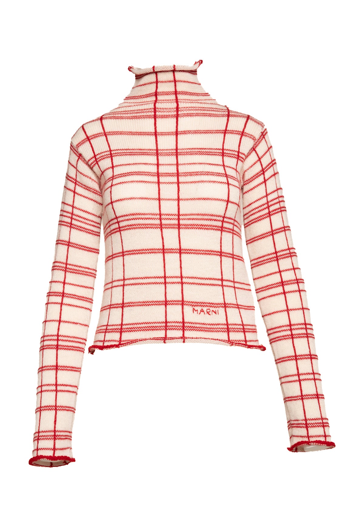 MARNI Cream & Red Sweater (Sz. 42/6)