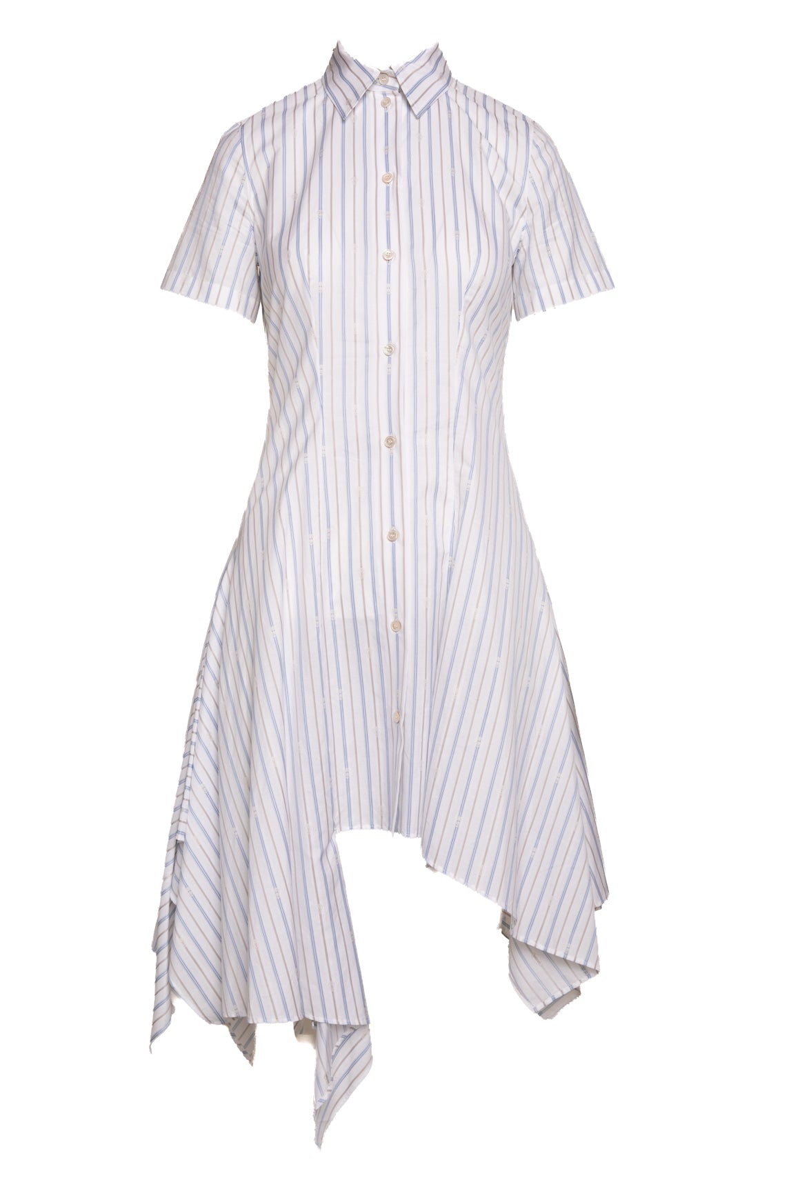 MCQUEEN Pinstriped Midi Dress (Sz. 38/2)