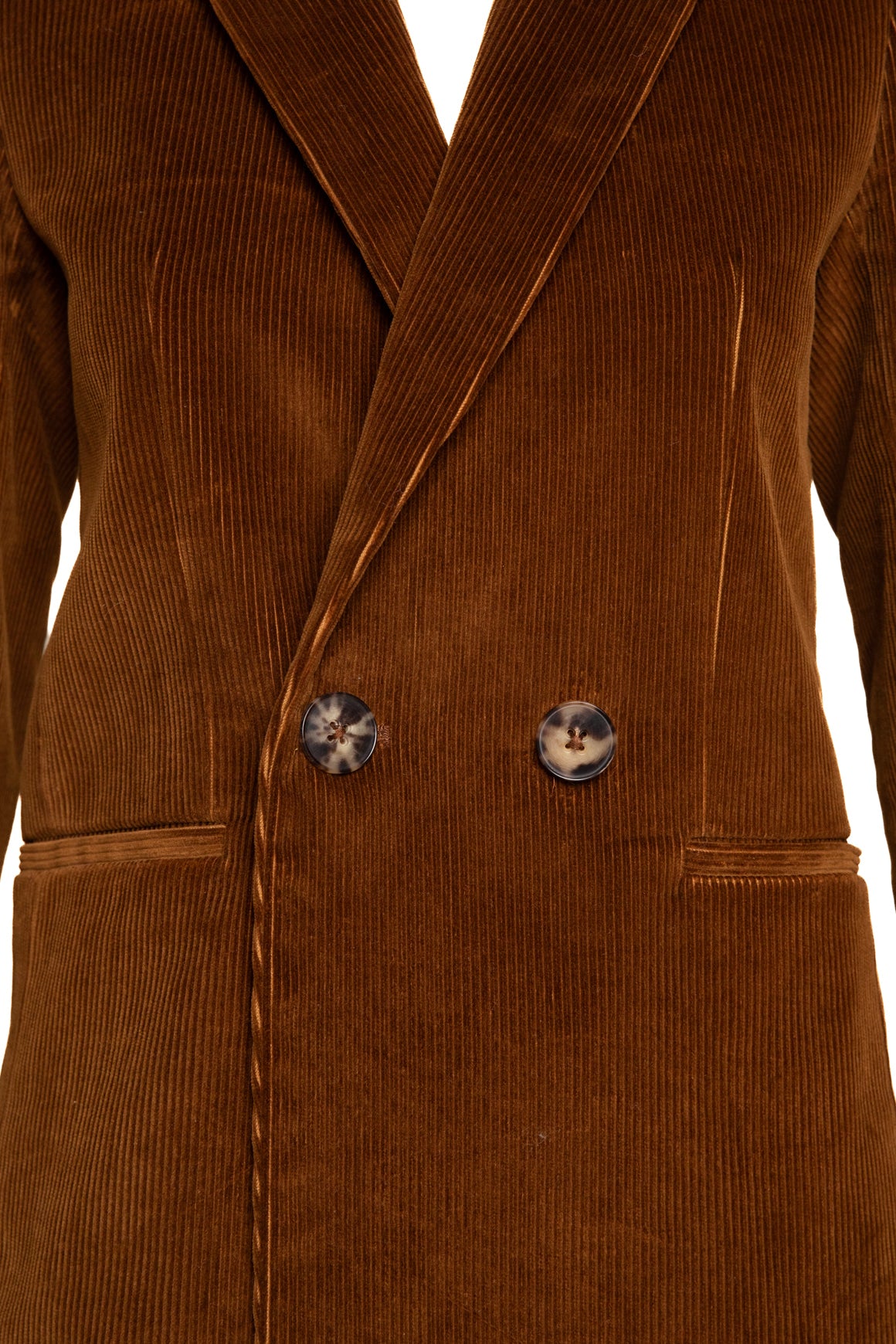 PETAR PETROV Brown Corduroy Blazer (Sz. 34/2)