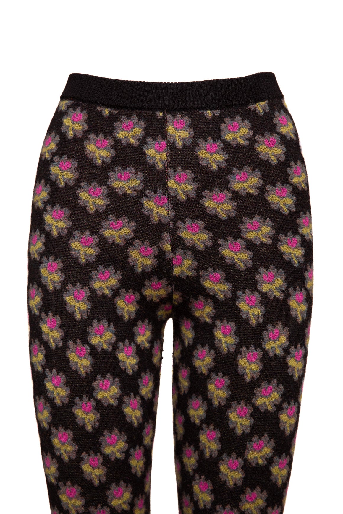 RACHEL COMEY Printed Alpaca Knit Pants (Sz. XS)