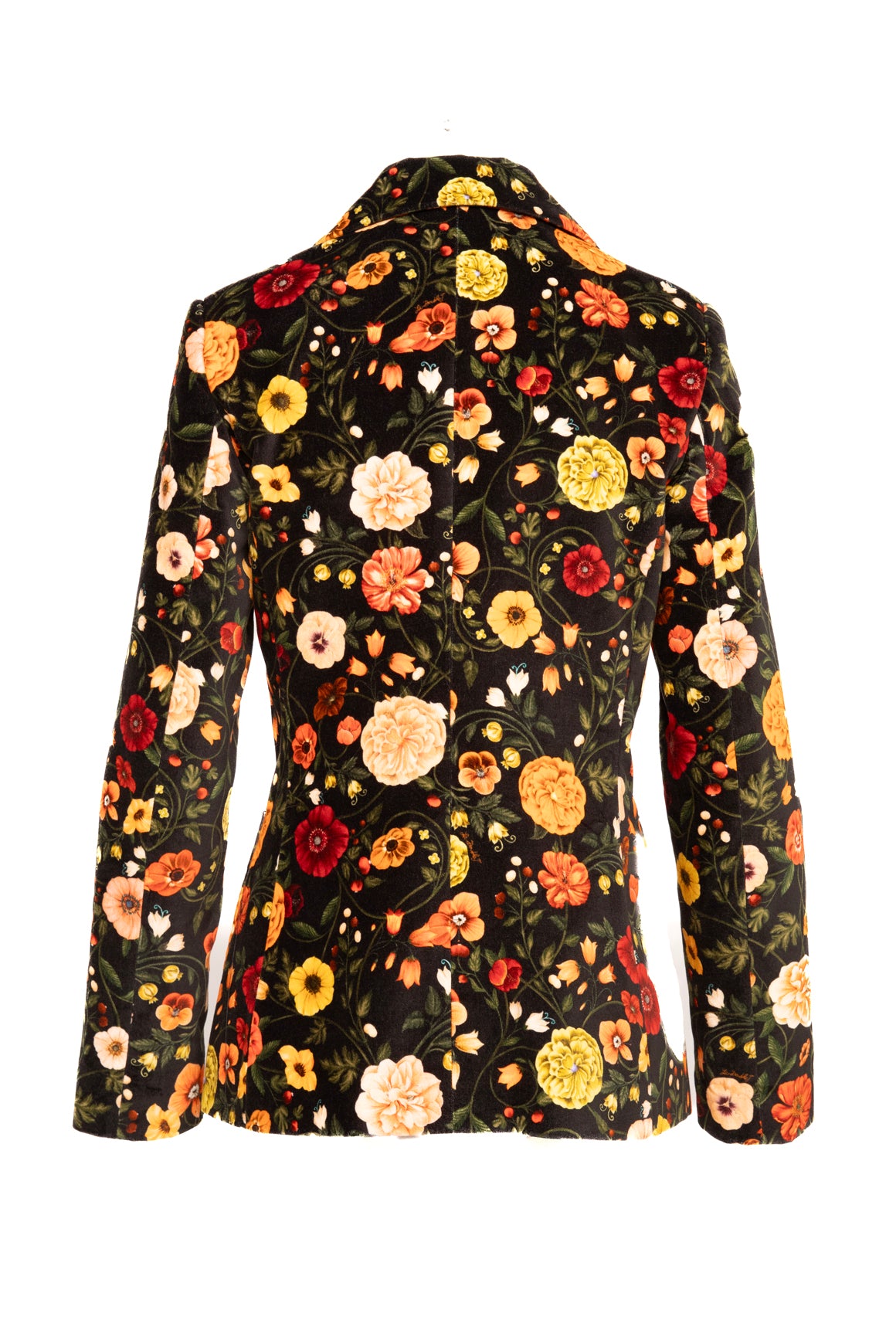 LA DOUBLE J Velvet Floral Blazer (Sz. S)