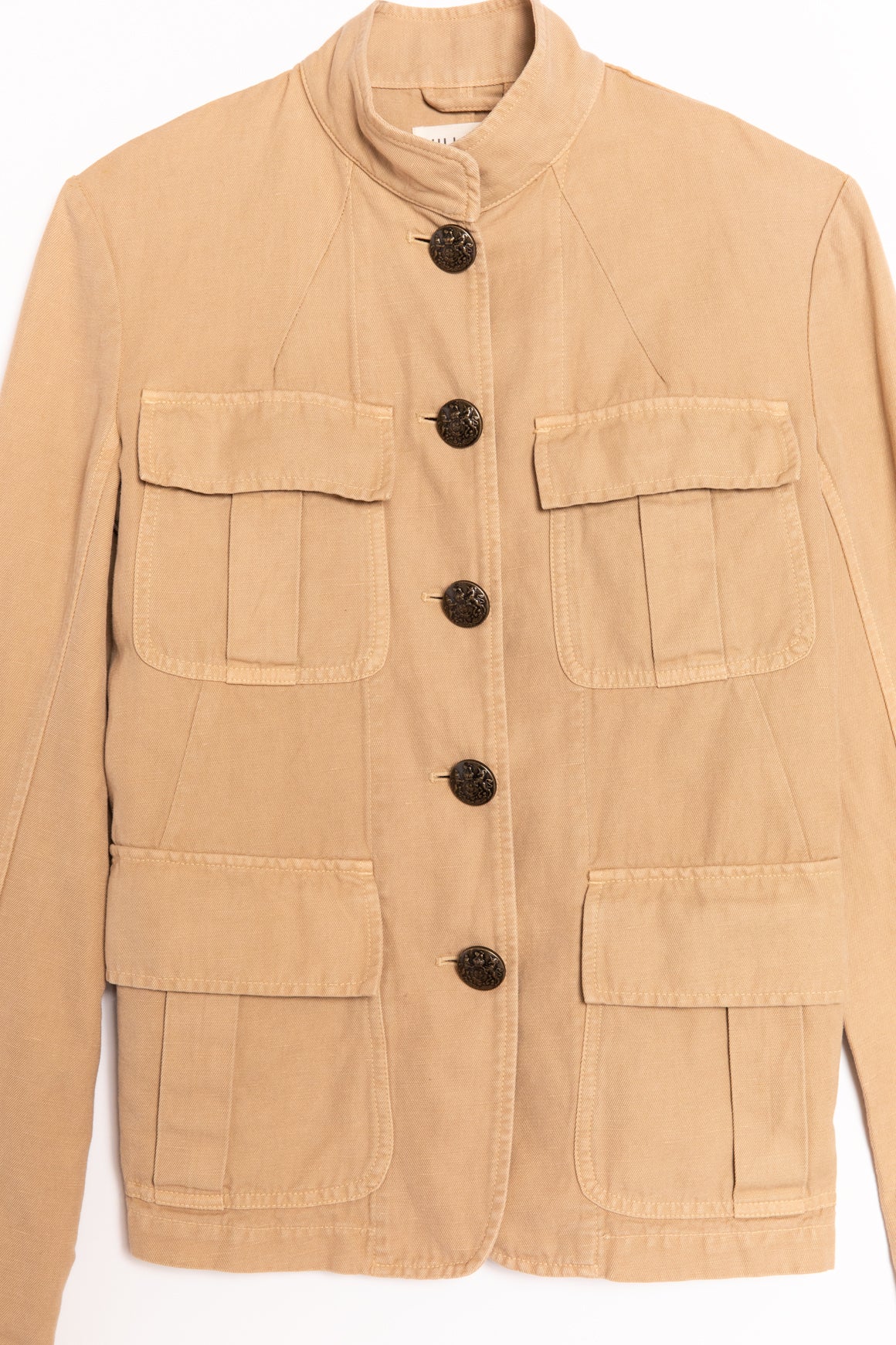 NILI LOTAN Tan "Cambre" Utility Jacket
