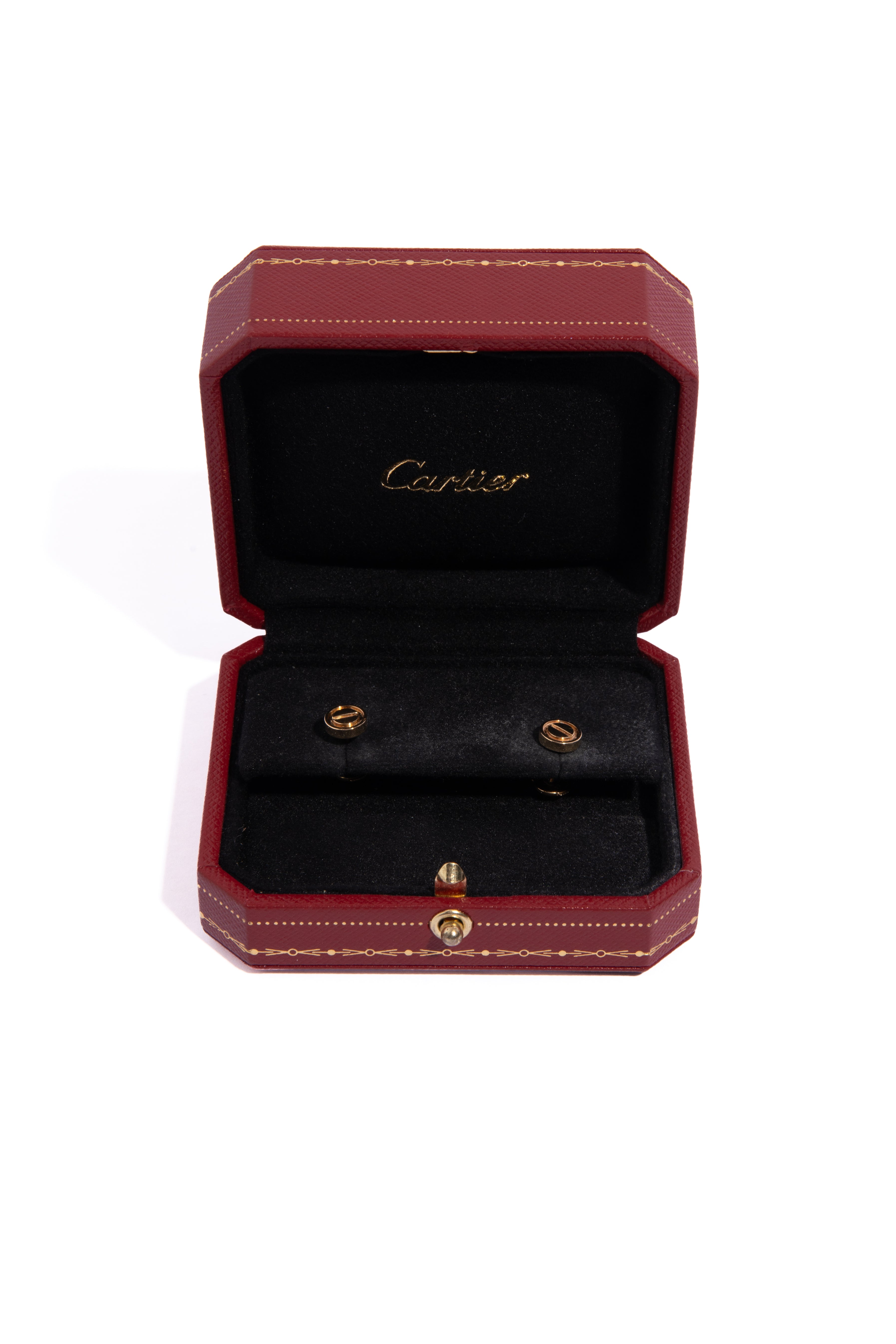 CARTIER 18K Love Stud Earrings